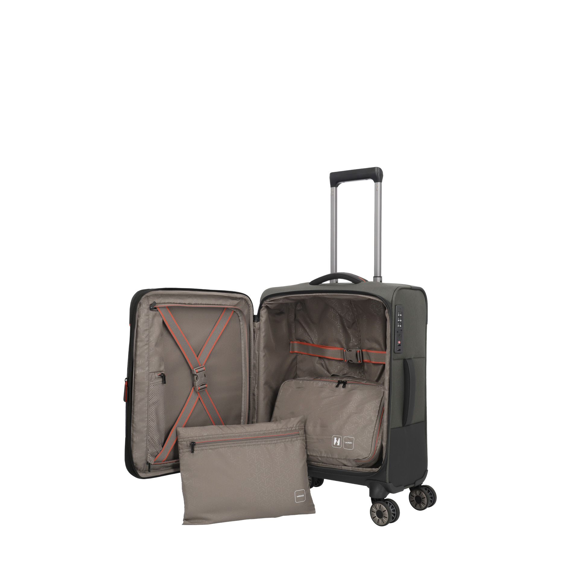 CROSSLITE Handgepäck S erweiterbar - Oliv