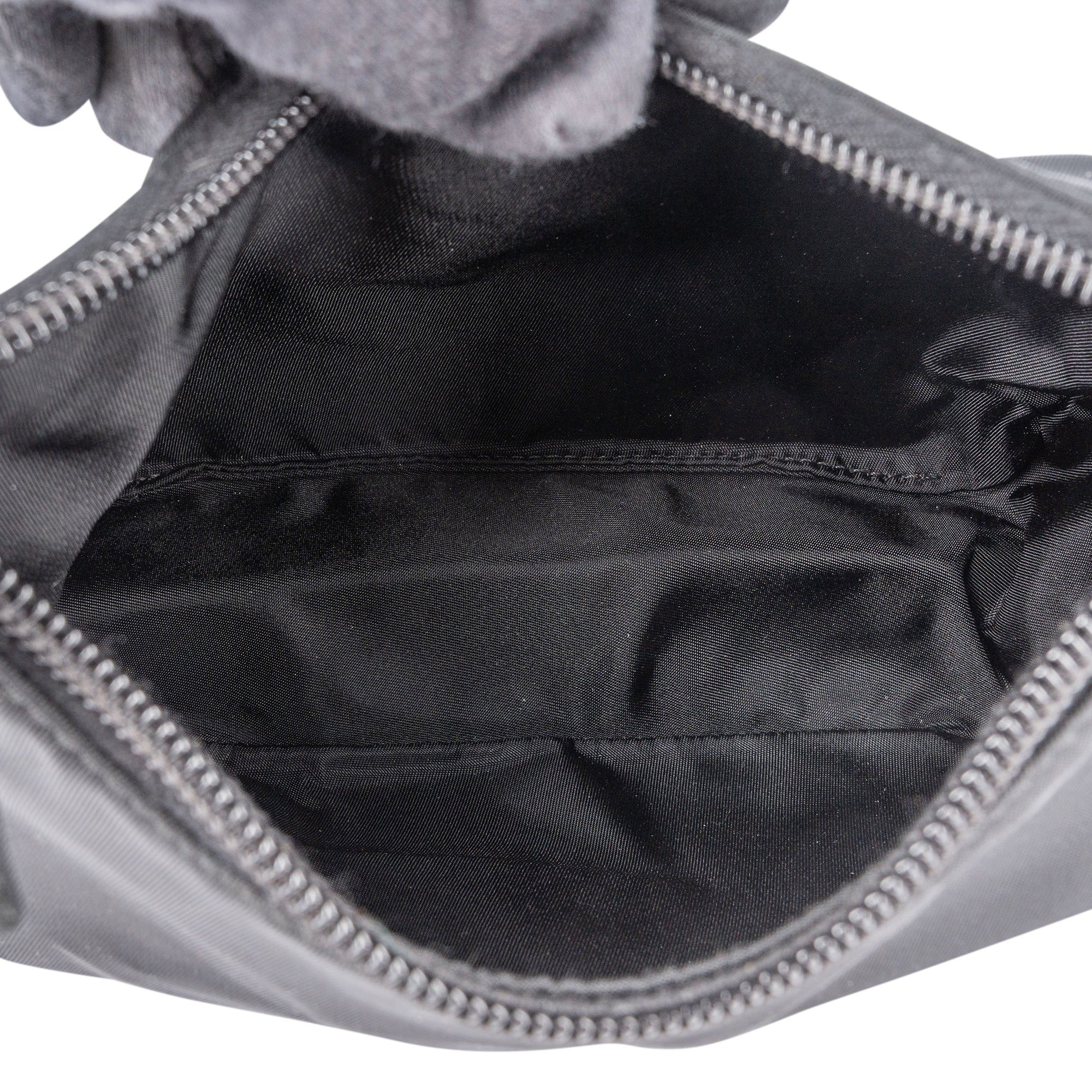 Prada Black Nylon Triangle Vintage Re-Edition Handbag