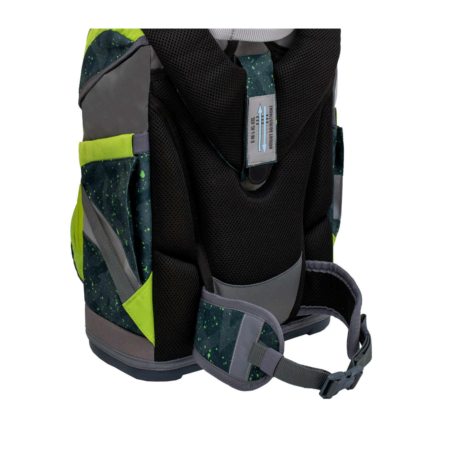 Smarty ergonomisches Schulranzenset 5tlg. - "Green Splash"