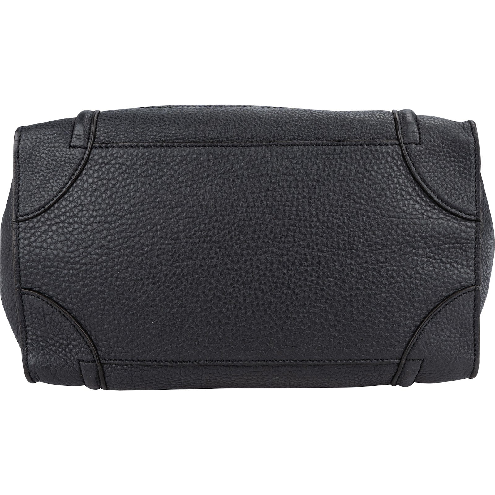 Céline Grained Calfskin Luggage Handbag