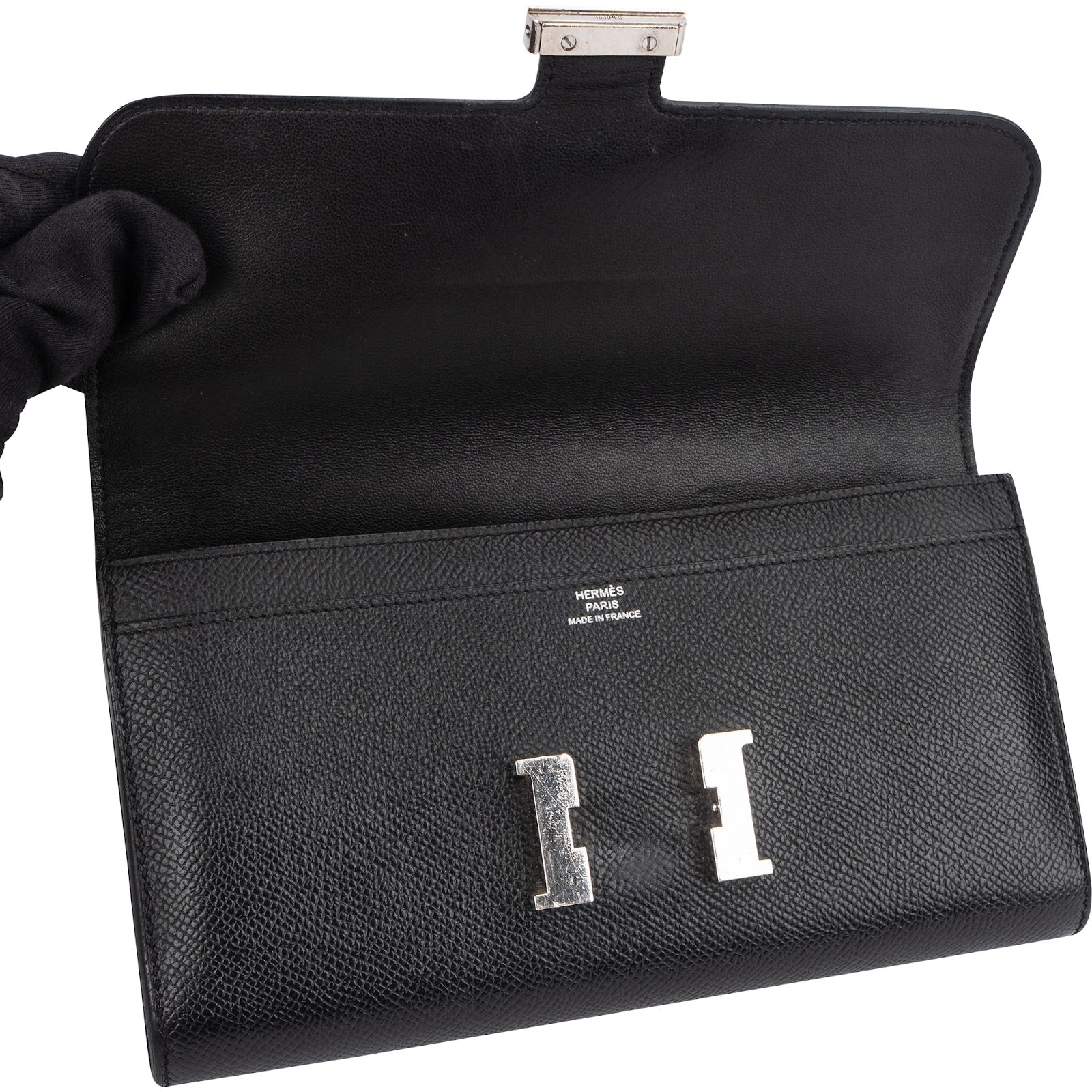 Hermès Epsom Leather Constance Long H Wallet