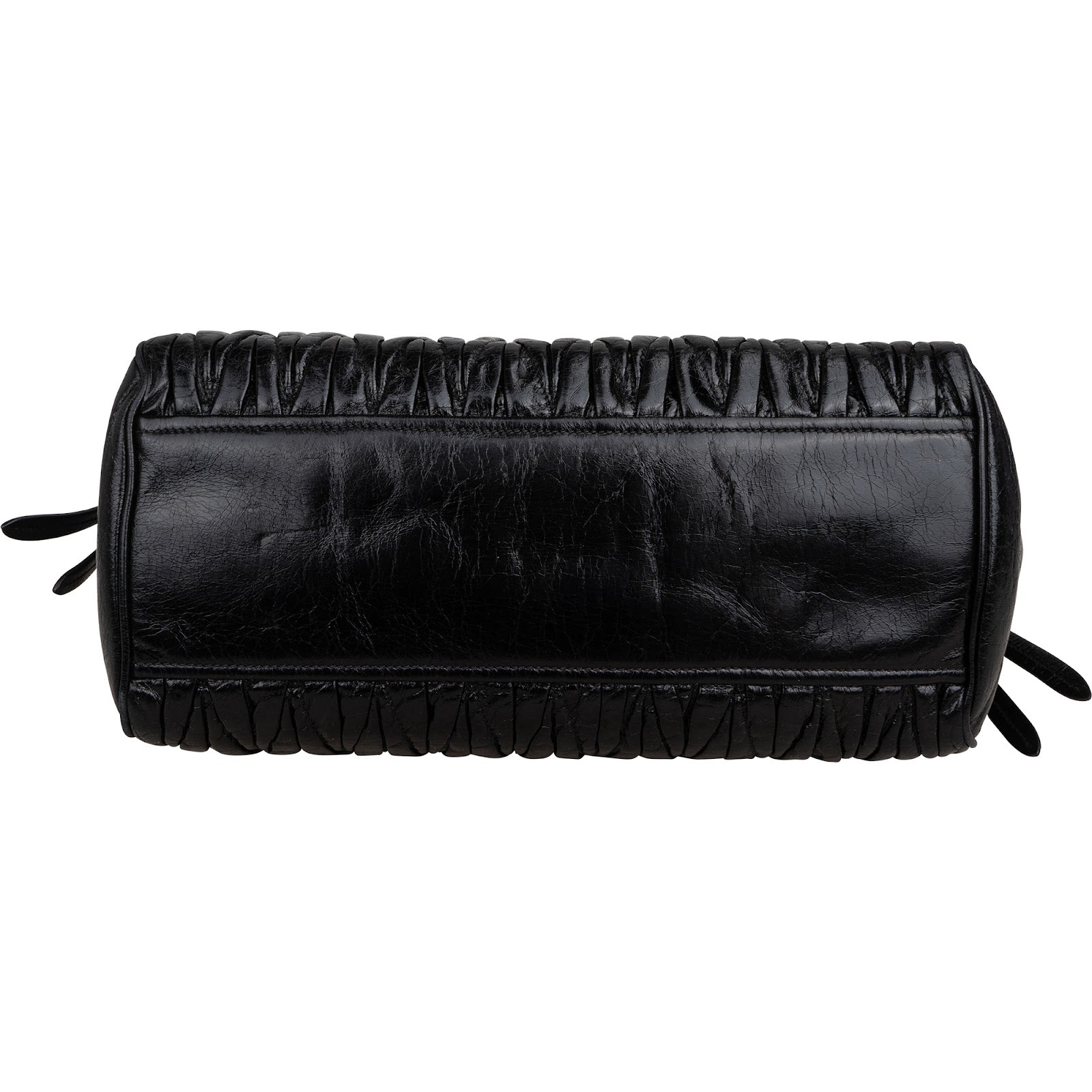 Miu Miu Matelassé Vitello Lux Bow Handbag