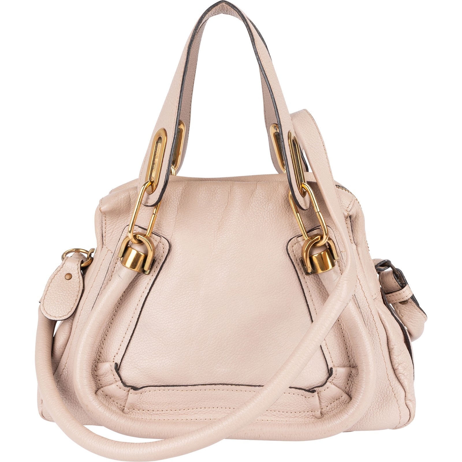 Chloé Grained Leather Paraty Handbag