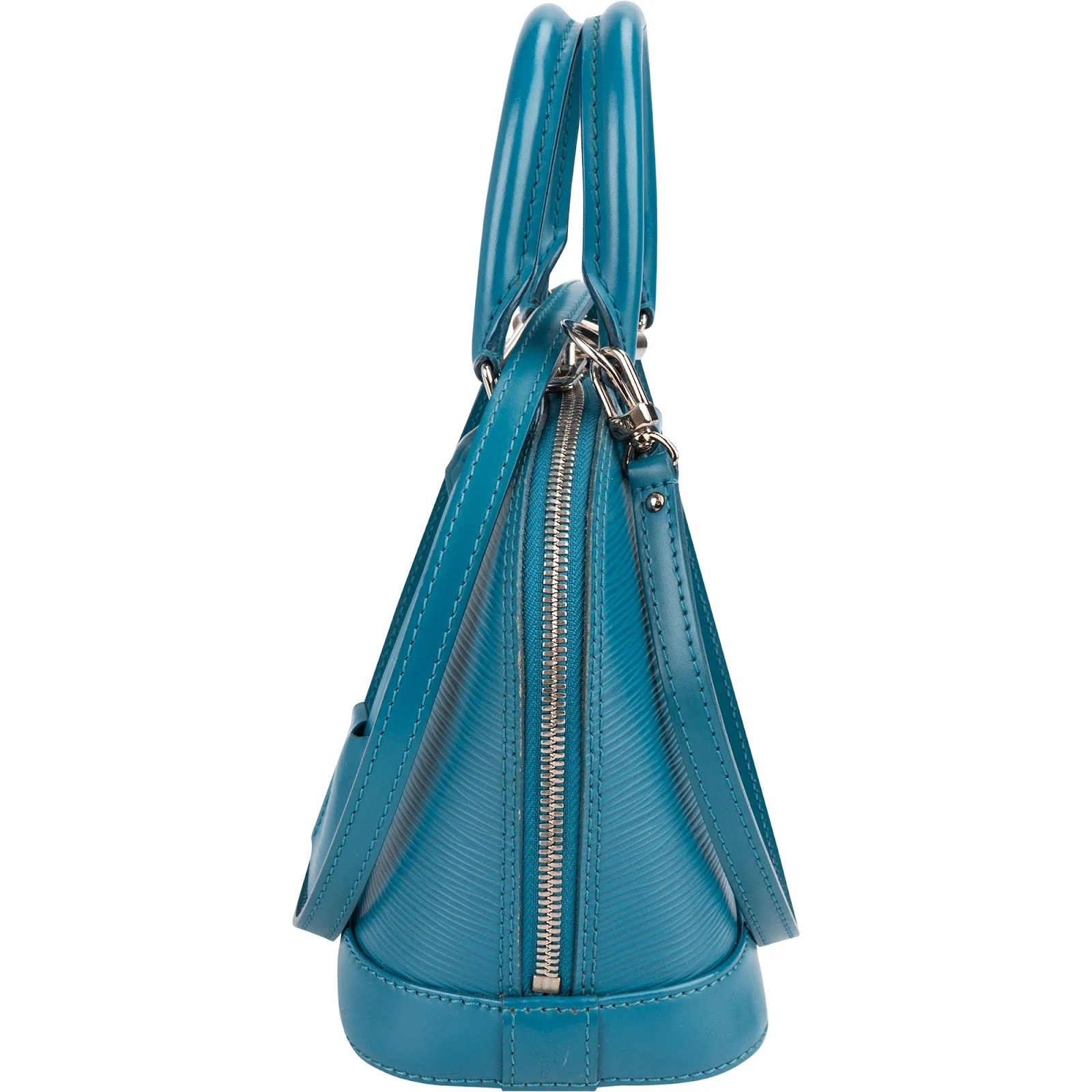 Louis Vuitton Blue Epi Leather Alma BB Handbag