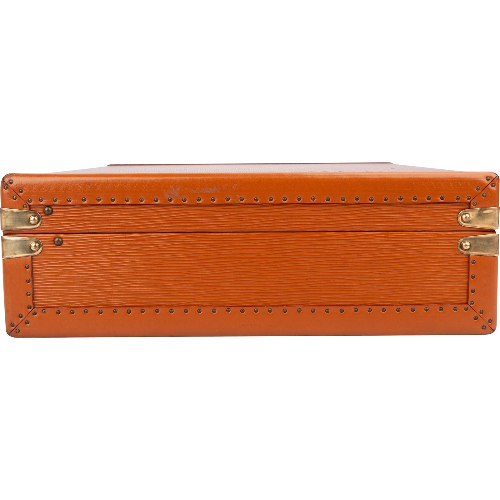 Louis Vuitton Cognac Epi Leather Président Aktenkoffer