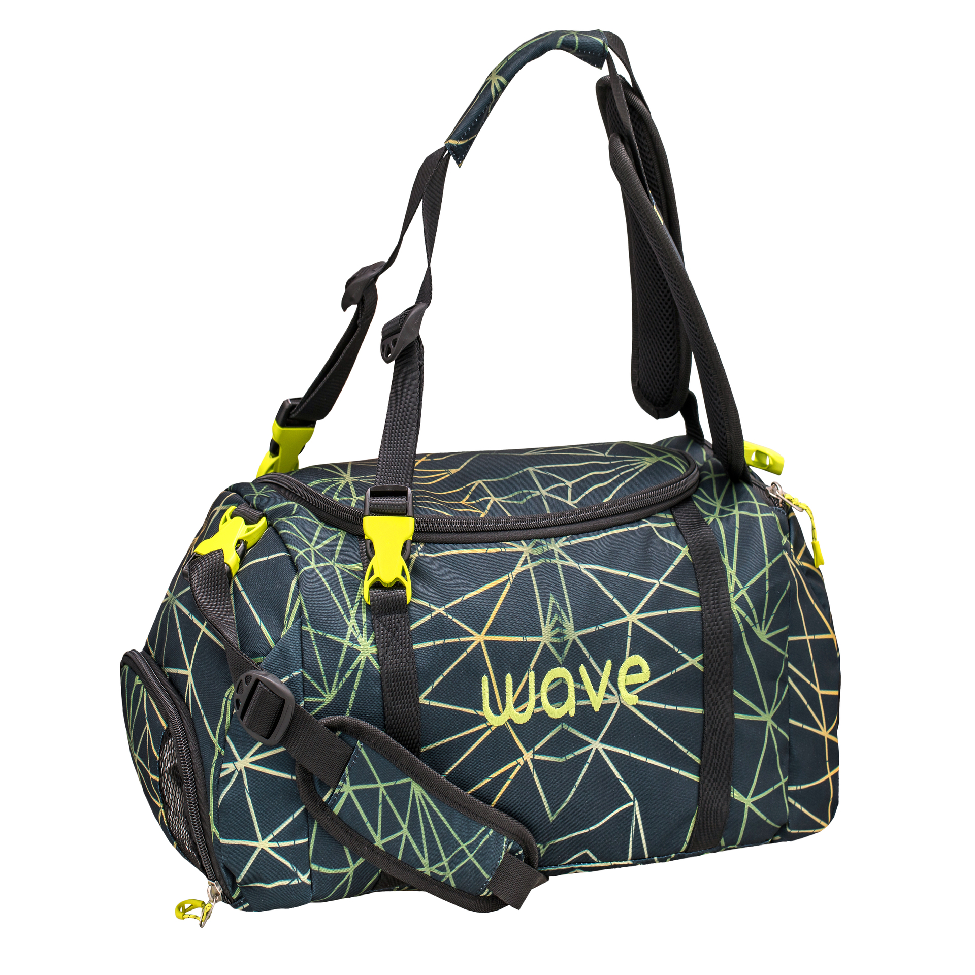 Wave Sporttasche "Stripes Green"