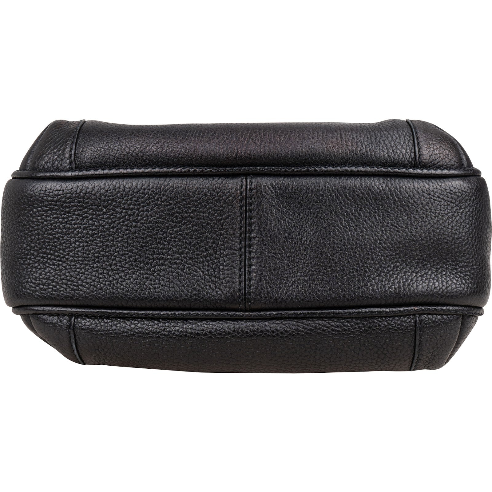 Sac à bandoulière Hobo Chanel en cuir de veau grainé avec pompon
