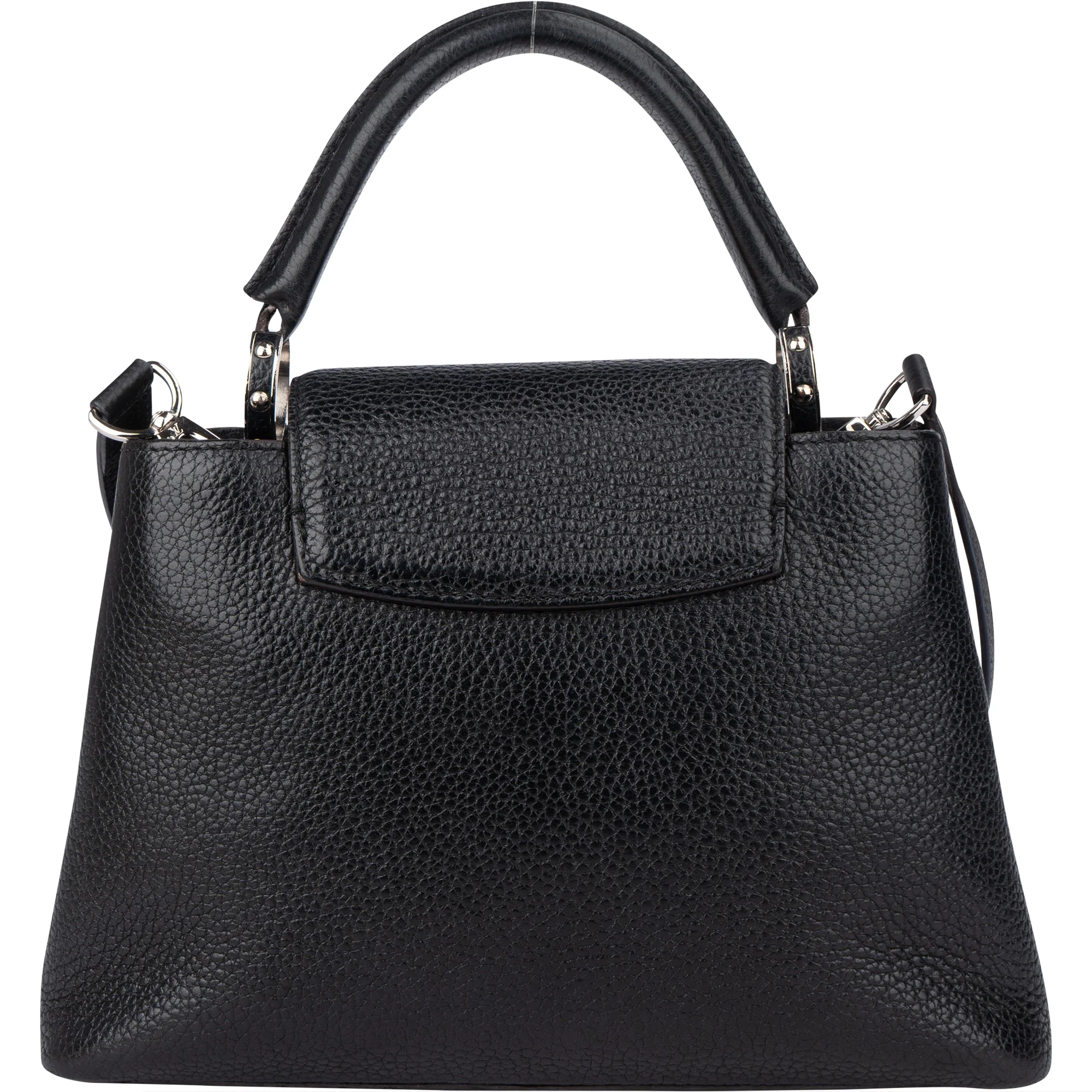 Louis Vuitton Noir Taurillon Capucines BB Handbag