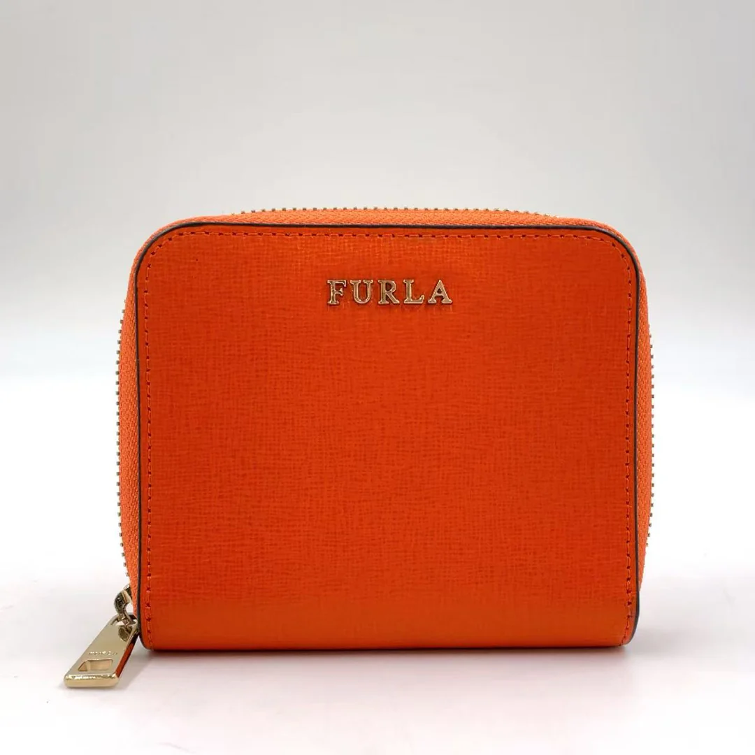 Furla - Orange Bifold Ledergeldbörse