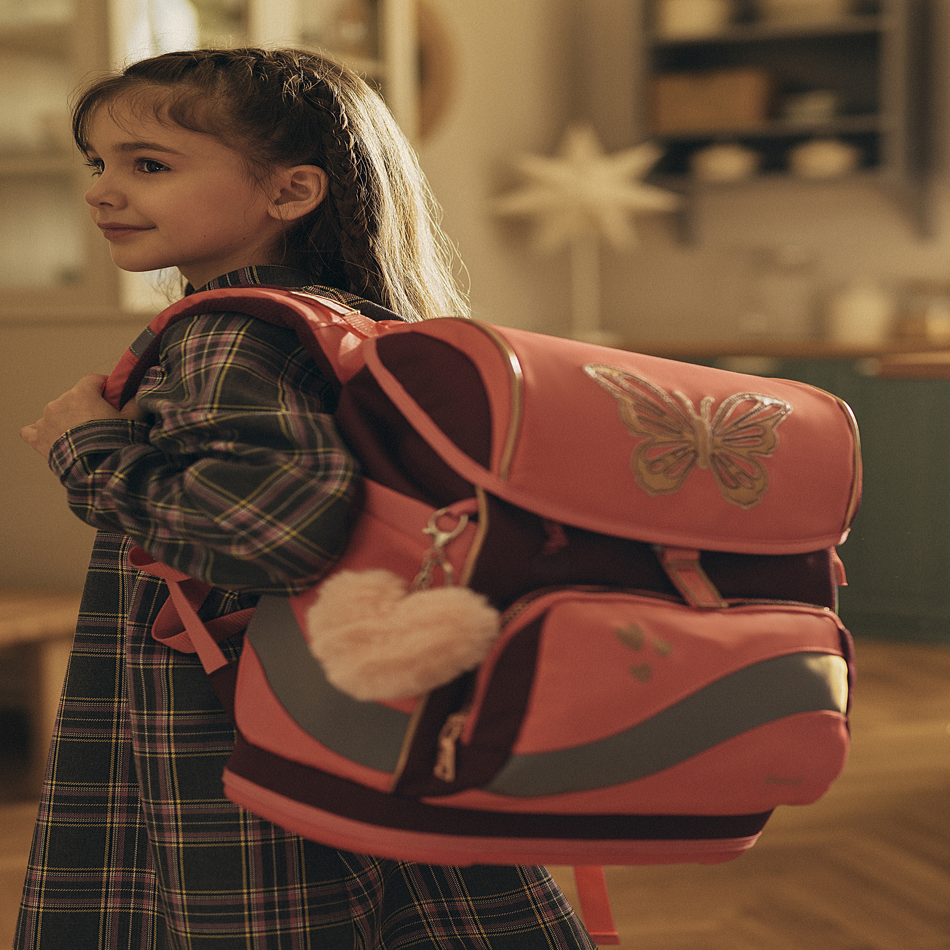 Smarty Plus Schulranzenset 5-teilig - Coral