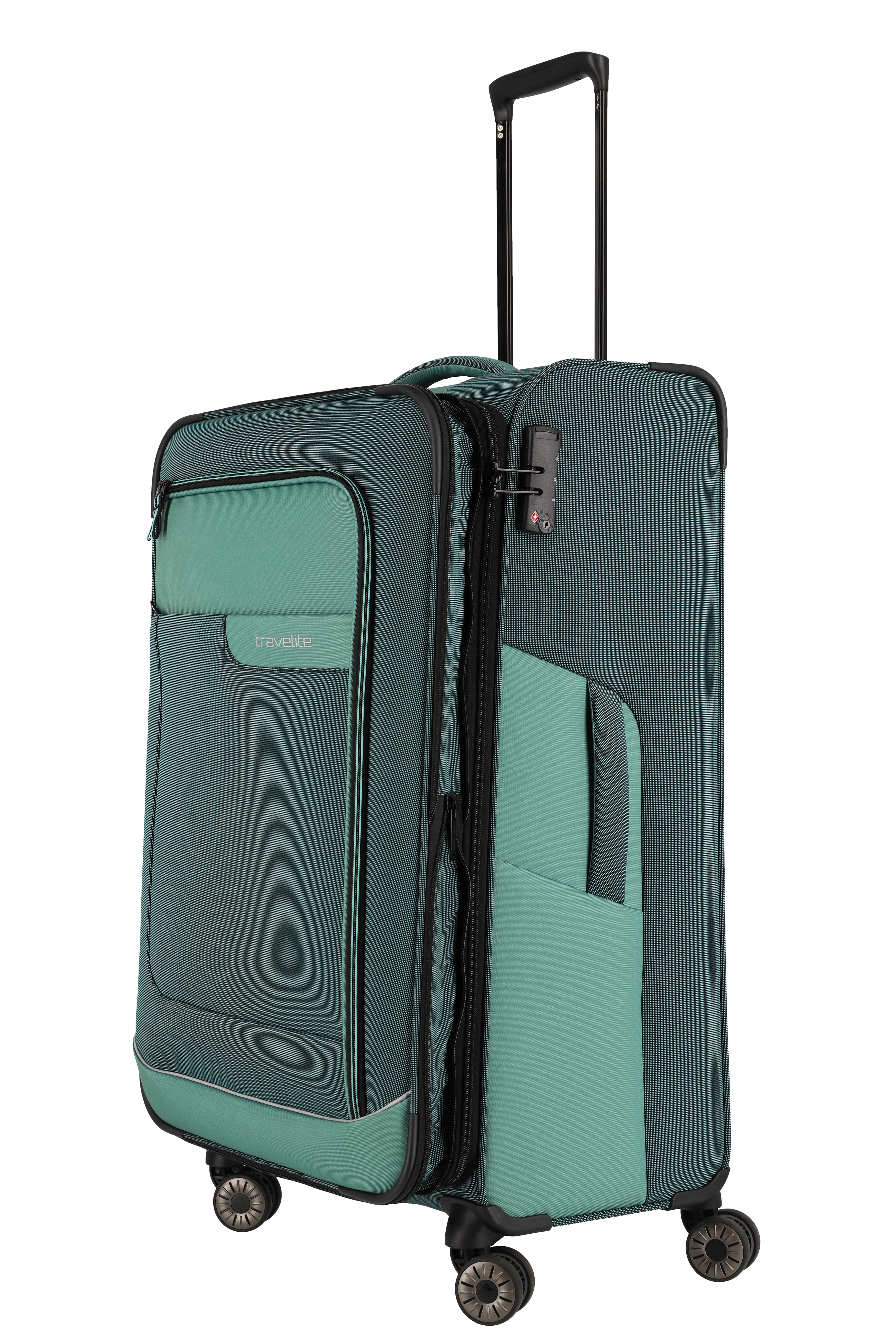 VIIA Suitcase set 4 wheels size L/M - Eucalyptus