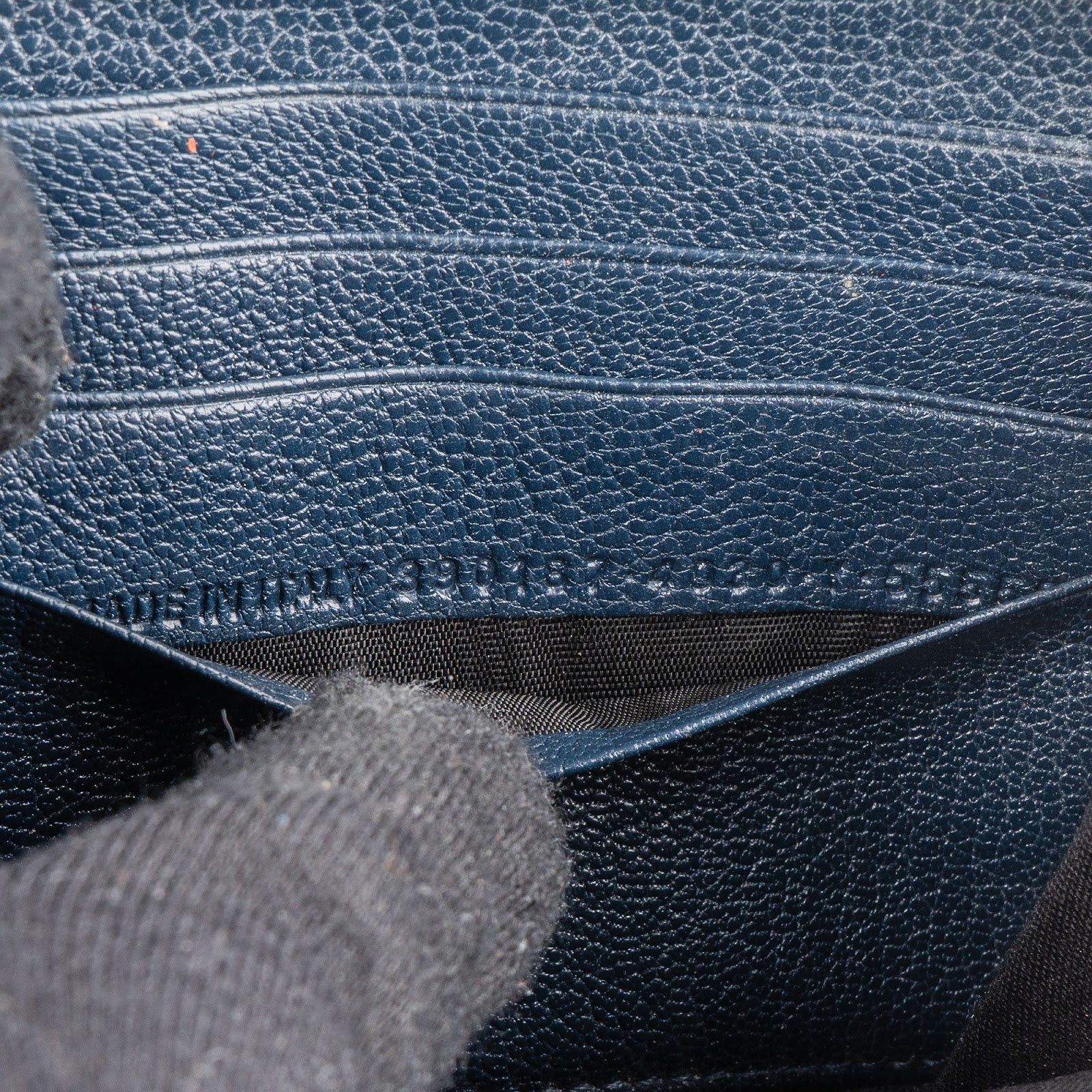 Balenciaga Classic Blue Continental City Zip Around Wallet