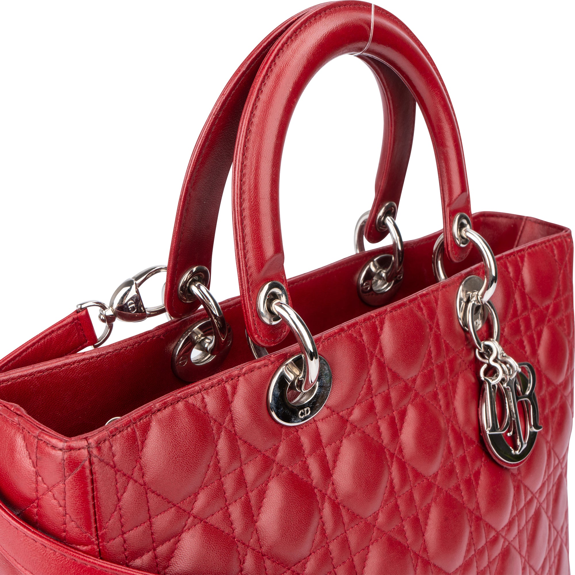 Christian Dior Quilted Leather Lady Dior Handbag