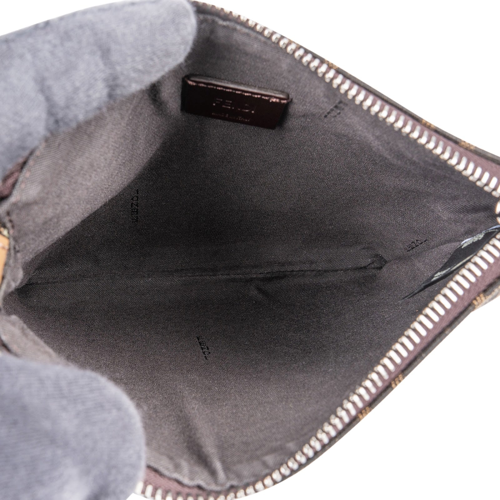 Fendi - Monogram Zucca Canvas Camera-schoudertas