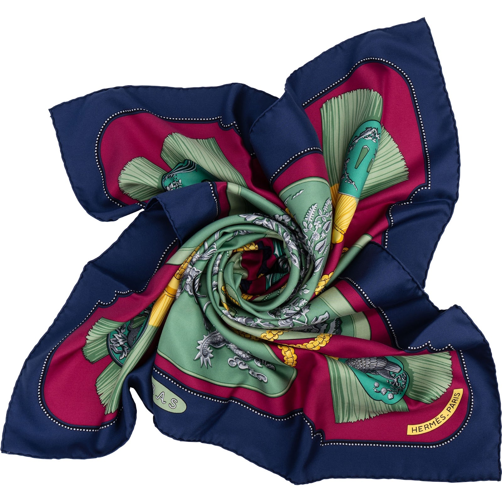 Hermès Tsubas Silk 90 Tuch