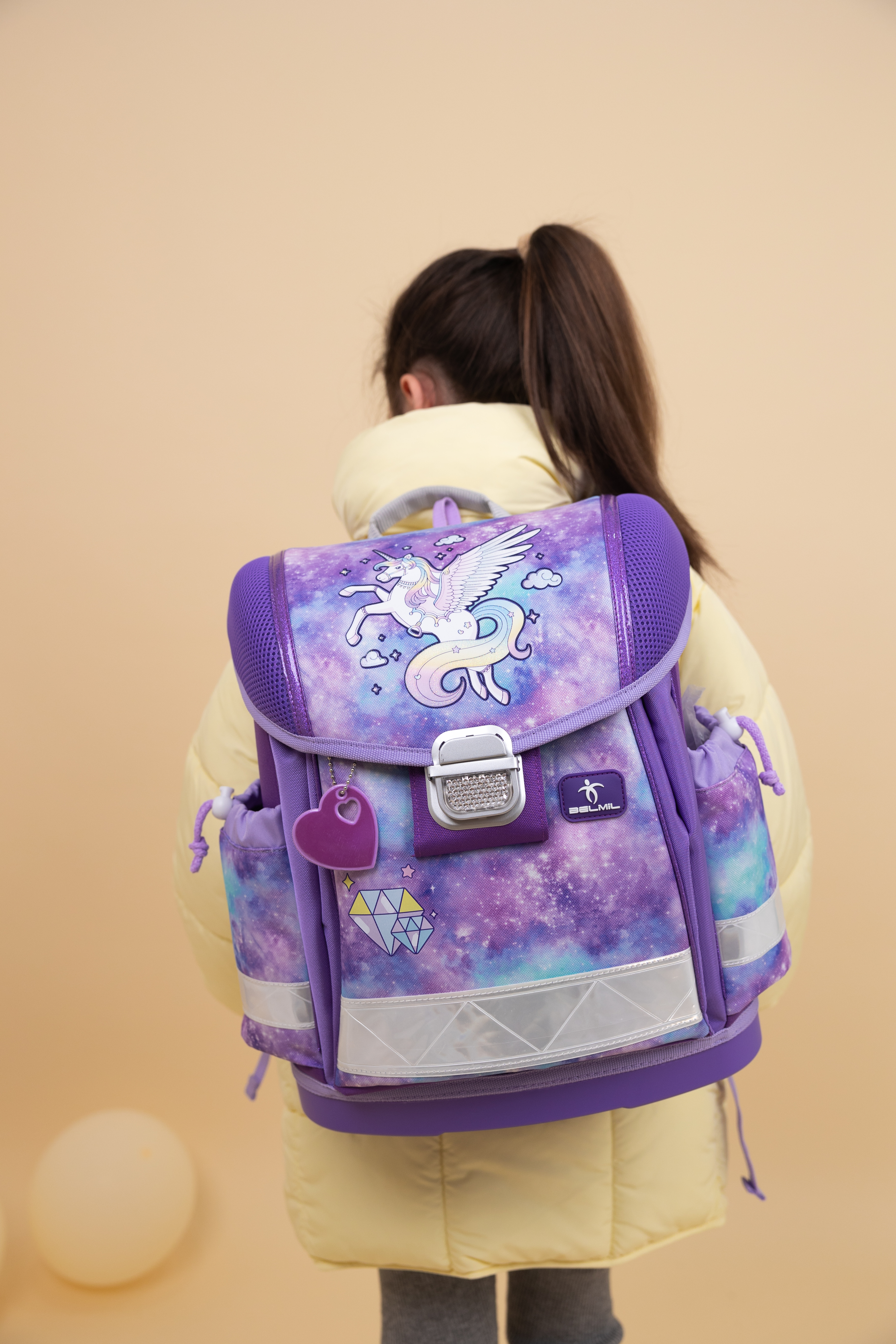 Klasyczny 4-częściowy zestaw z paskiem na klatkę piersiową - Diamond Unicorn