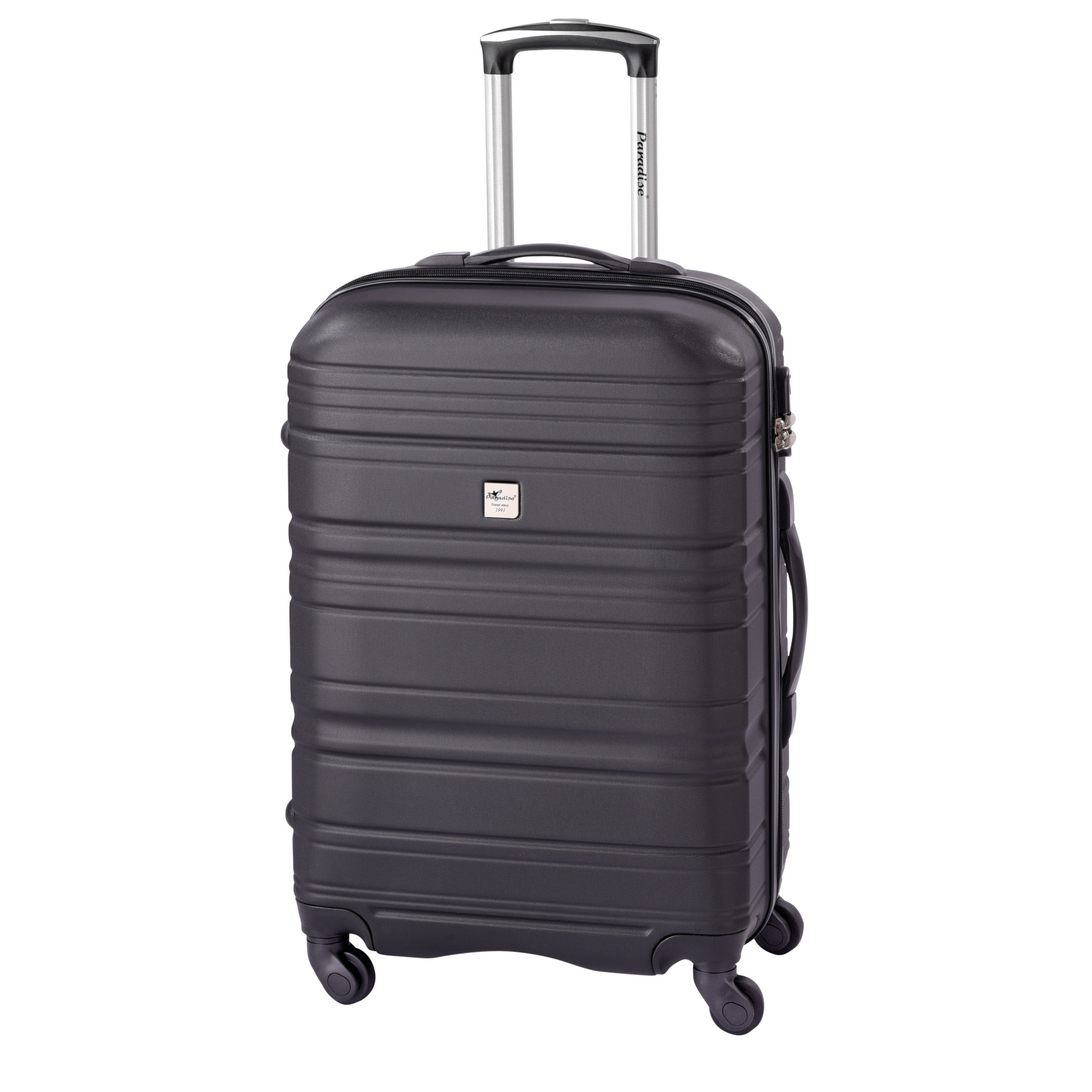 3-piece suitcase set SANTIAGO Paradise black