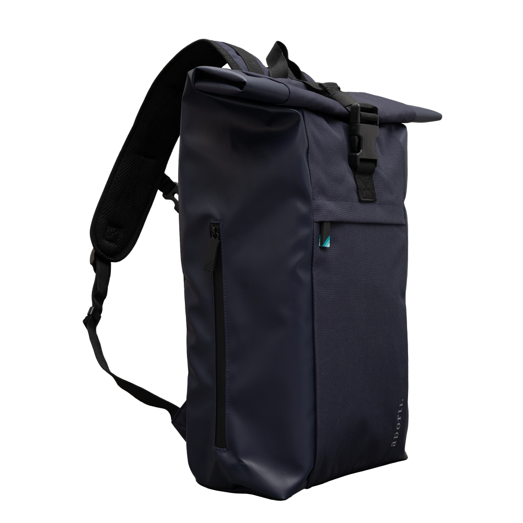 Summit L Rolltop für Alltag & City - erweitertes Volumen - Navy