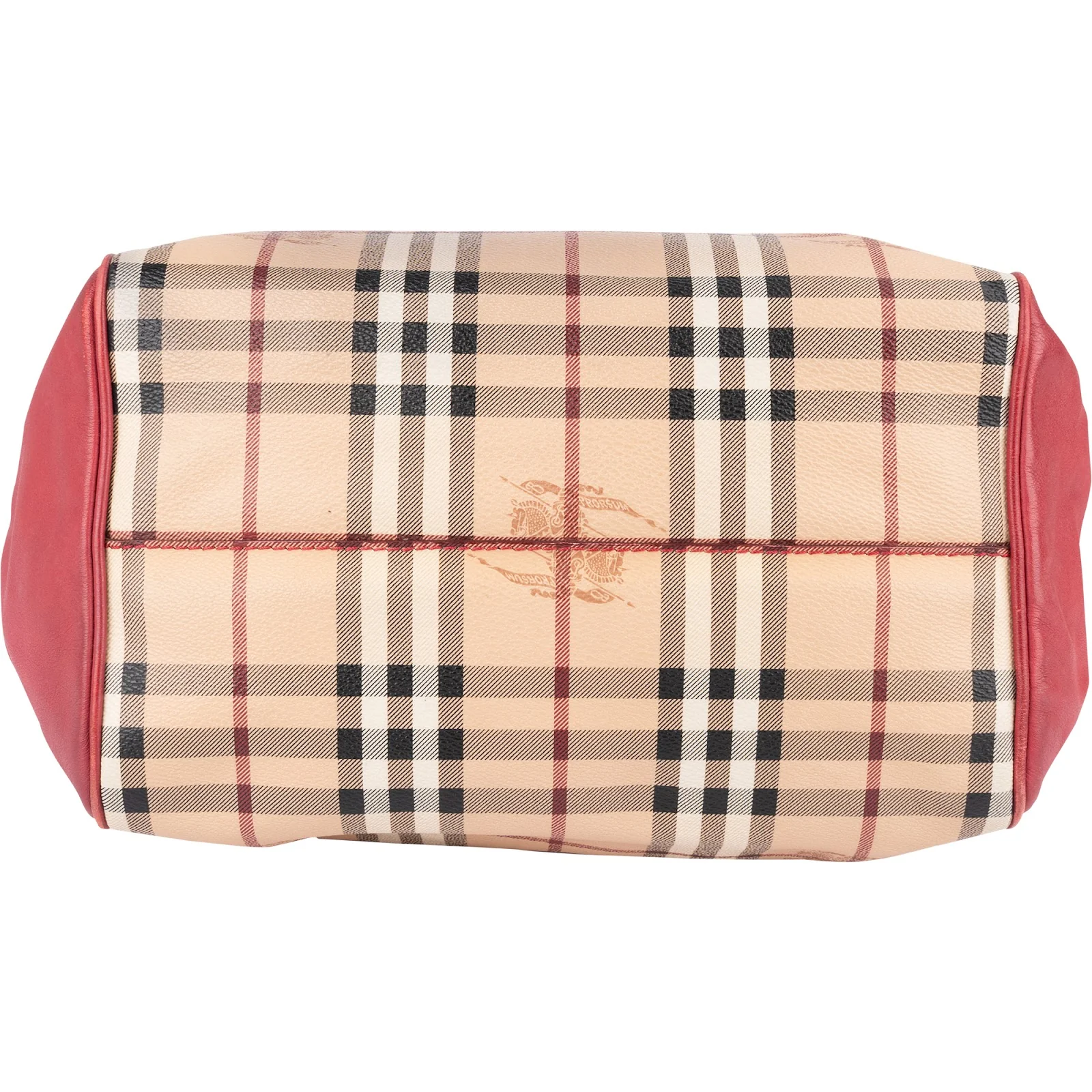 Burberry Haymarket Nova Check Tote Shoulder Bag