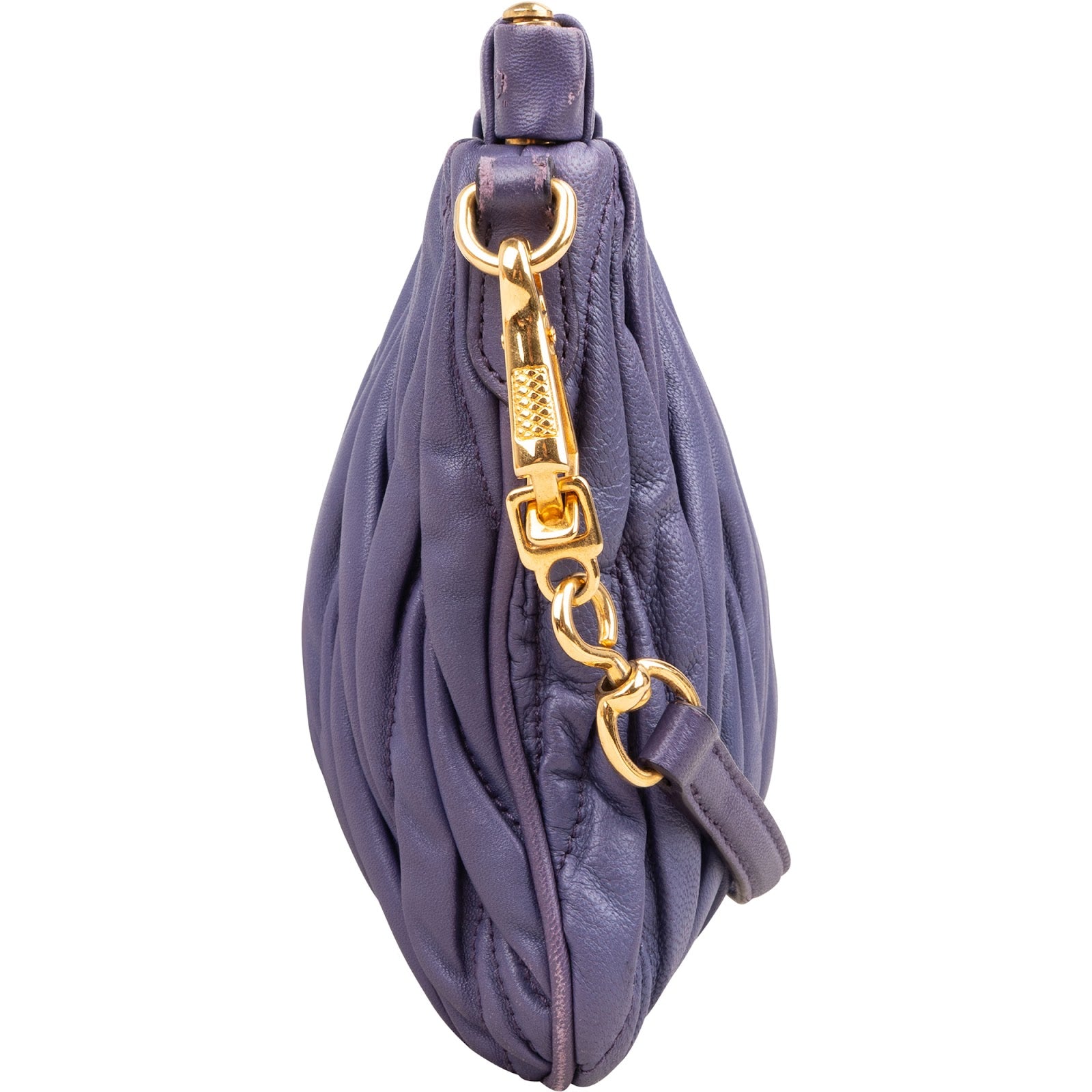 Miu Miu Matelassé Nappa Leather Clutch Crossbody Bag