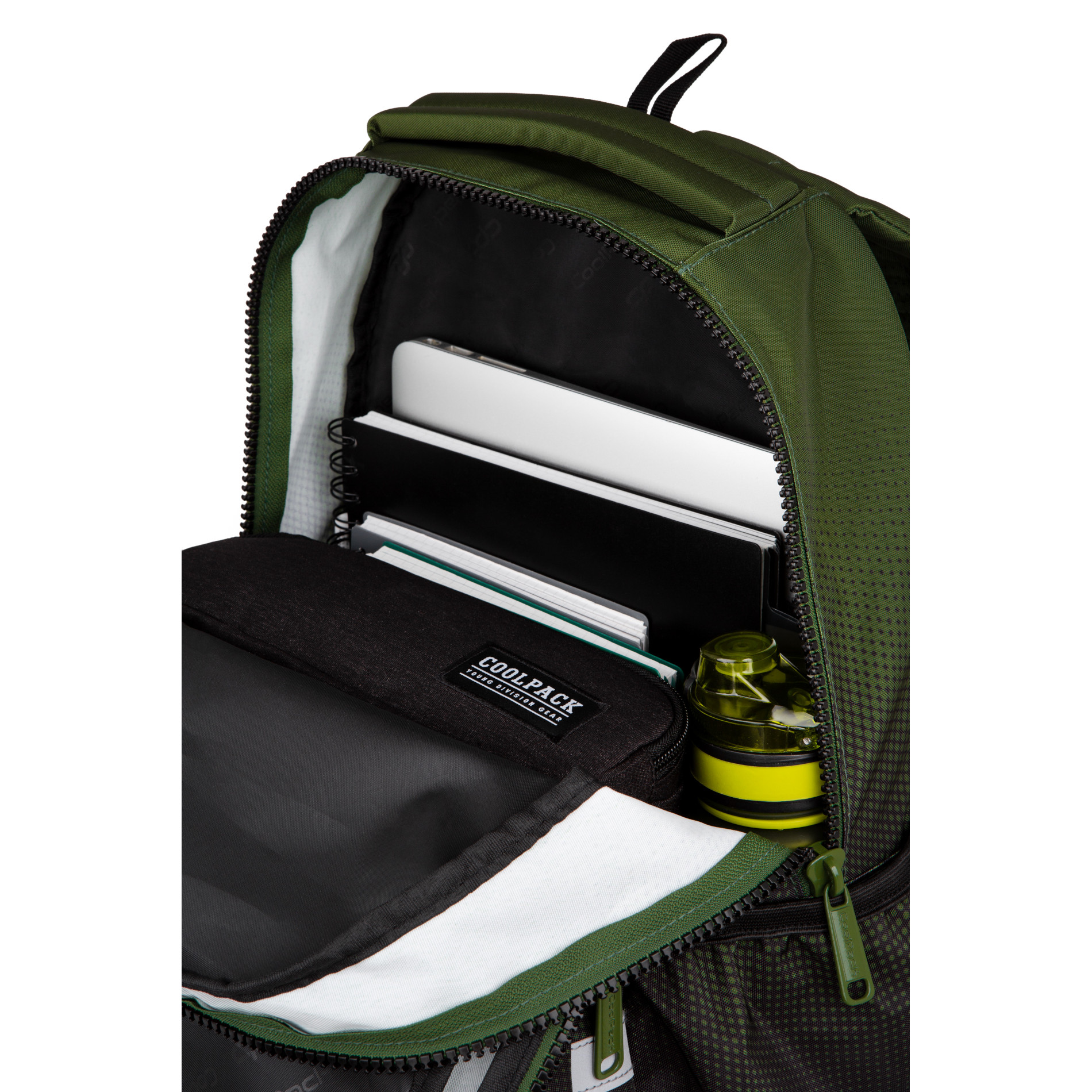 CoolPack 4-piece backpack set PICK 17 - grass