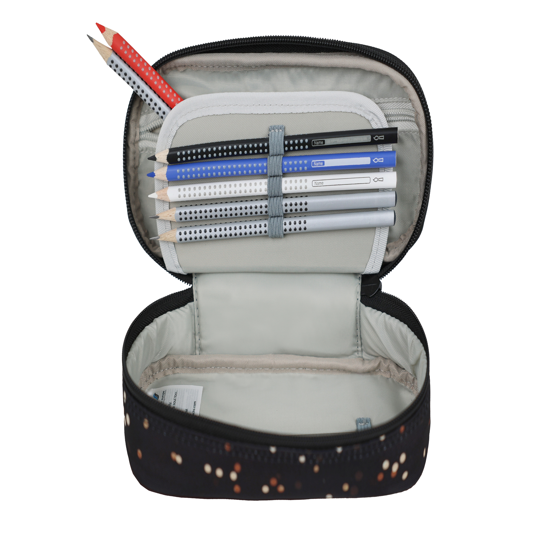 Wave Infinity Move Schulrucksack Set 3 tlg. "Dots Sand"