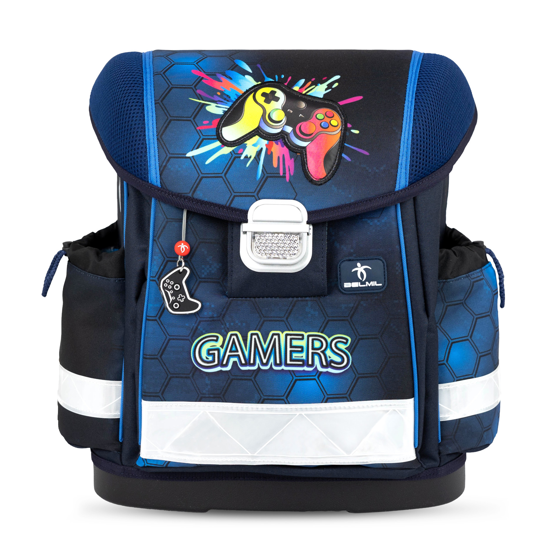 Belmil Classy ergonomisches Schulranzen-Set 4-teilig "Game On!"