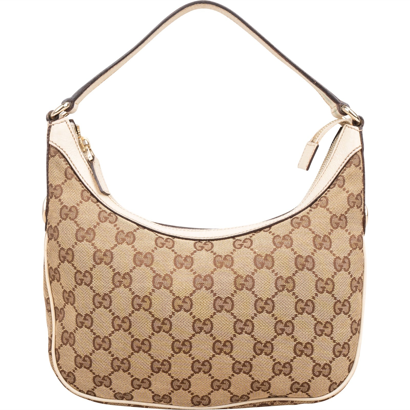 Gucci Monogram GG Canvas Small Hobo Shoulder Bag