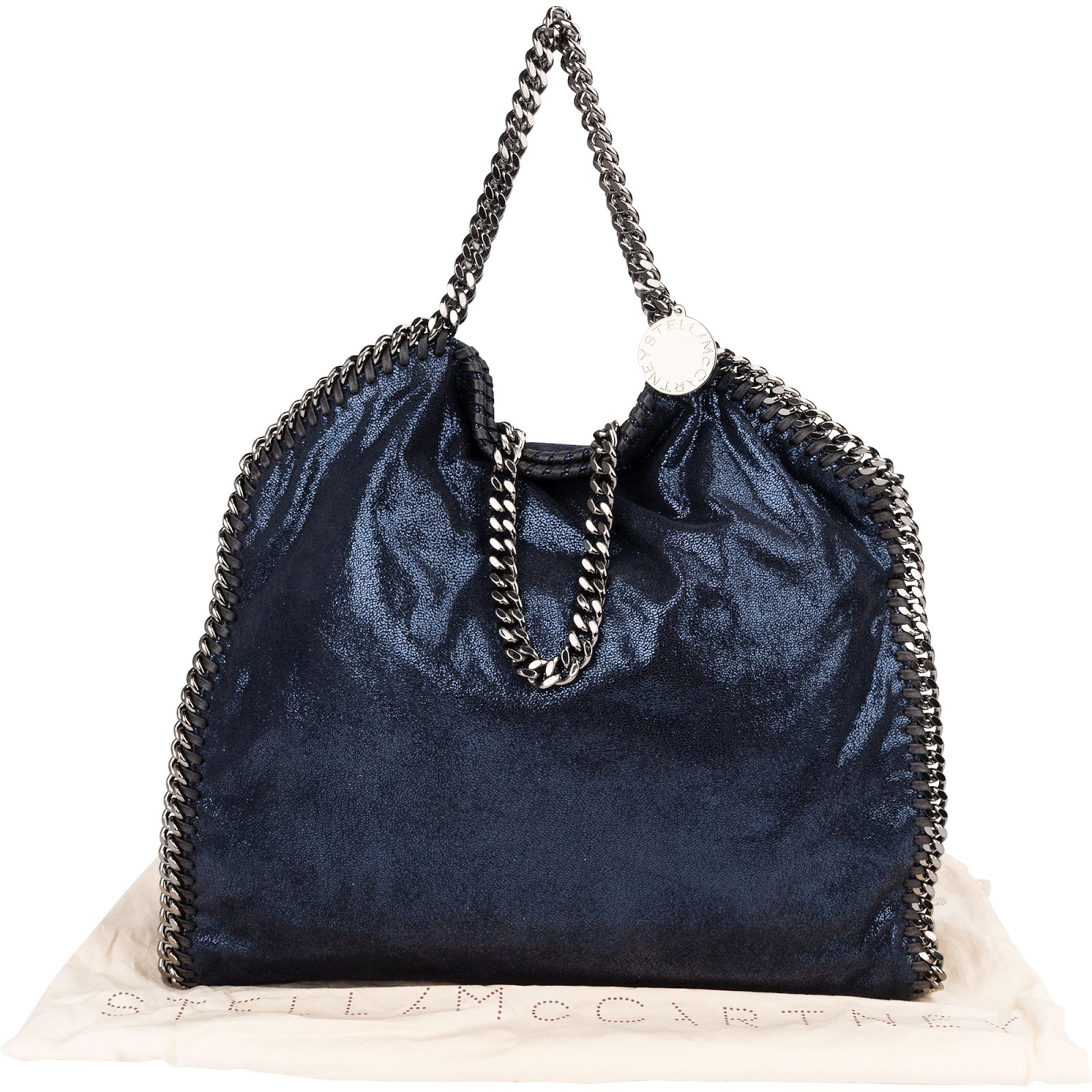 Stella McCartney Shaggy Falabella Fold-Over Shoulder Bag