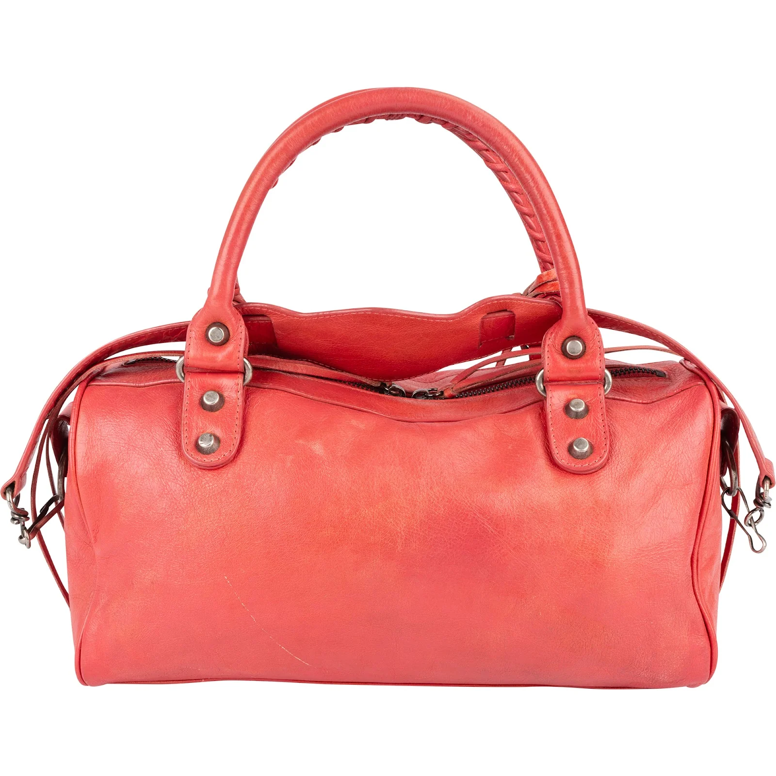 Balenciaga Pink Leather City Twiggy Handbag