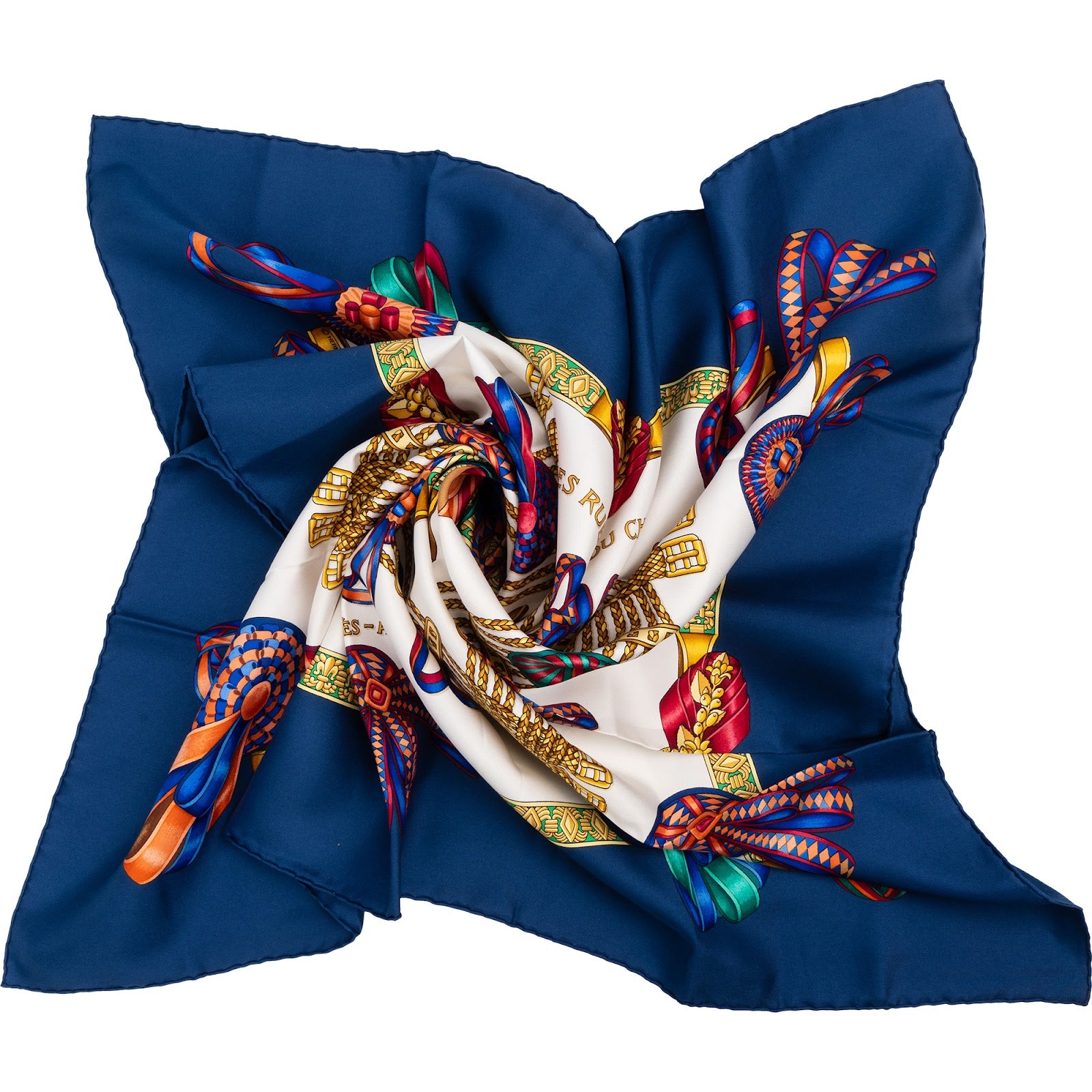 Hermès Les Rubans Du Cheval Silk 90 Tuch