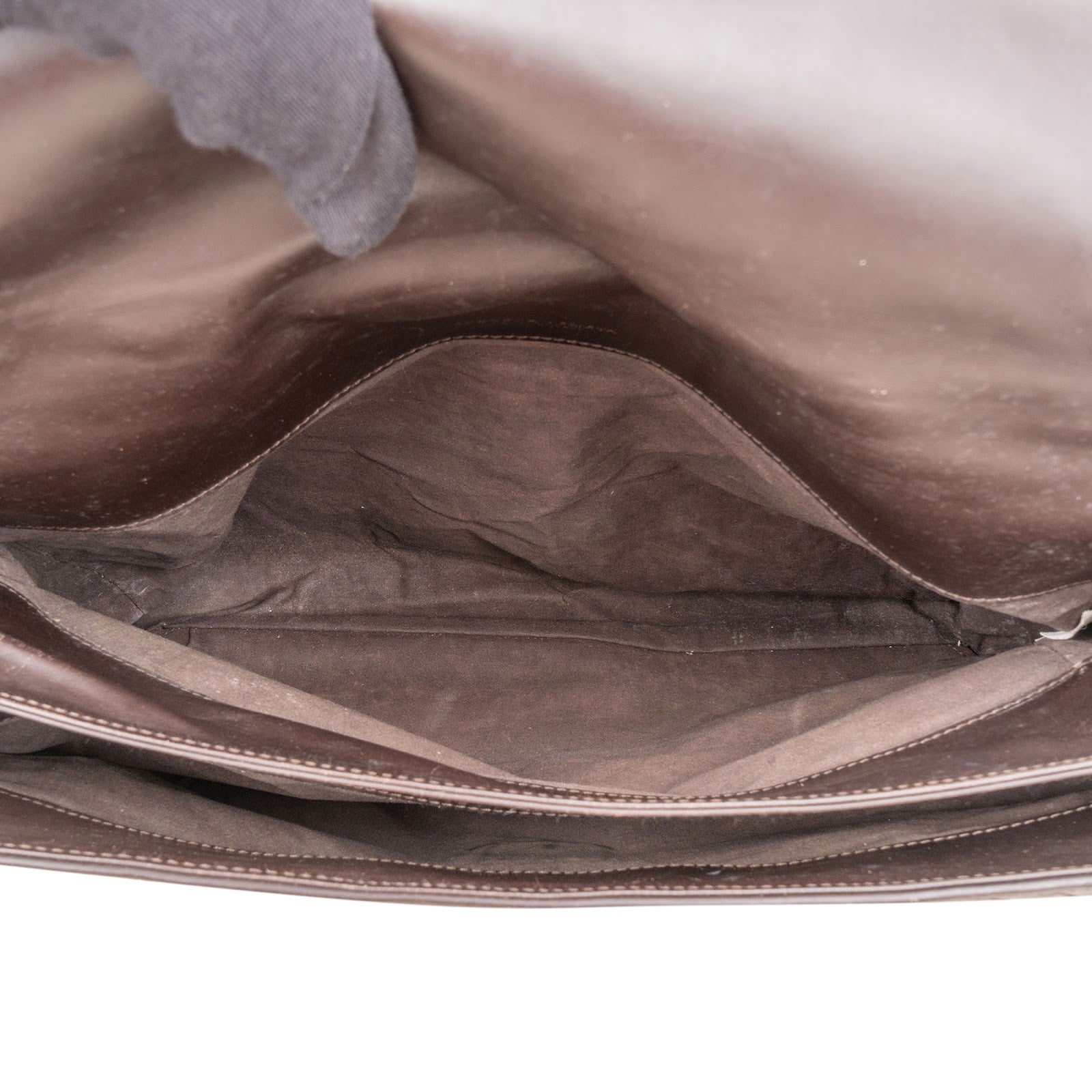 Porte-documents en cuir Intrecciato de Bottega Veneta