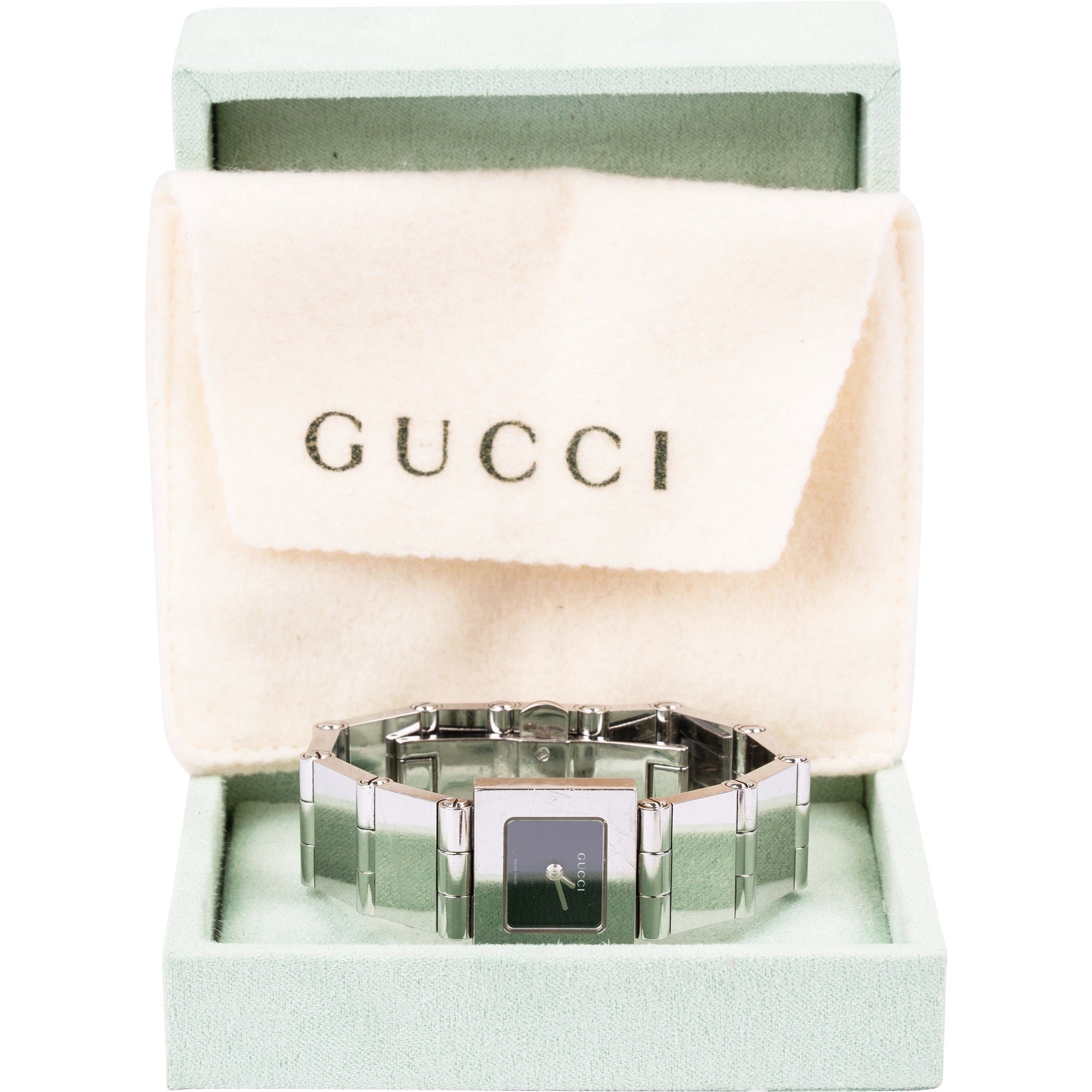 Gucci Silver Tone 600 L Damenuhr