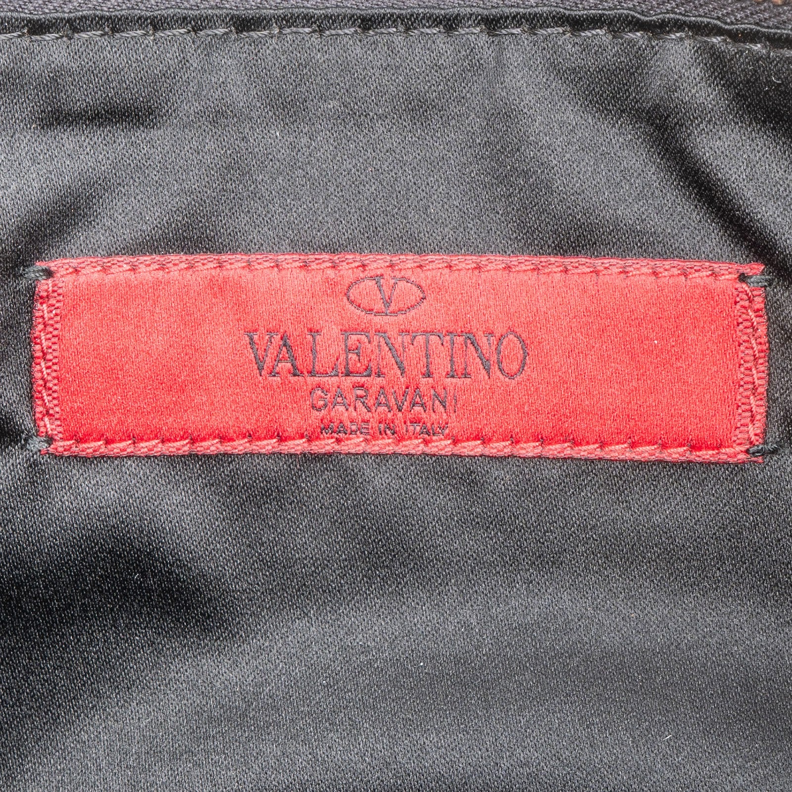Valentino zwarte leren Rockstud-clutch