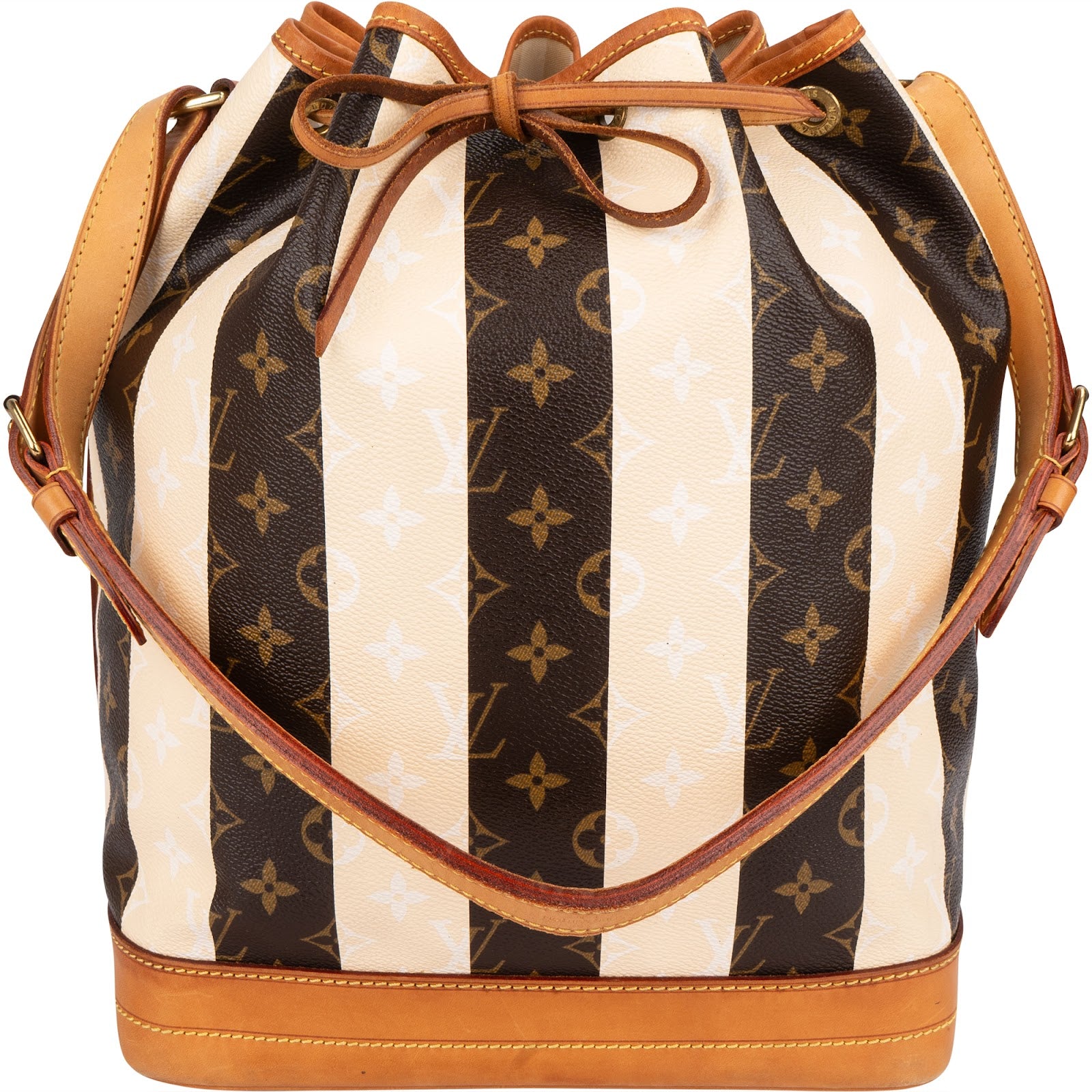 Louis Vuitton Canvas Monogram Limited Rayures Sac Noé Grande Shoulder Bag