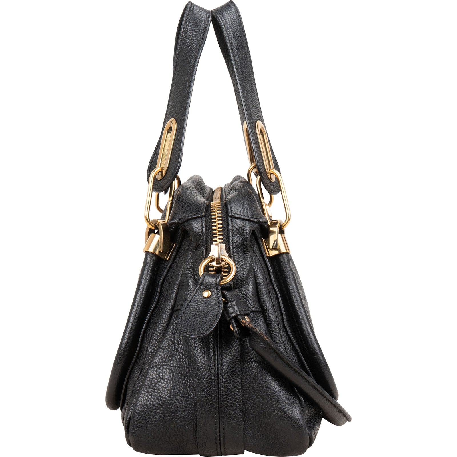 Chloé Grained Leather Paraty Shoulder Bag