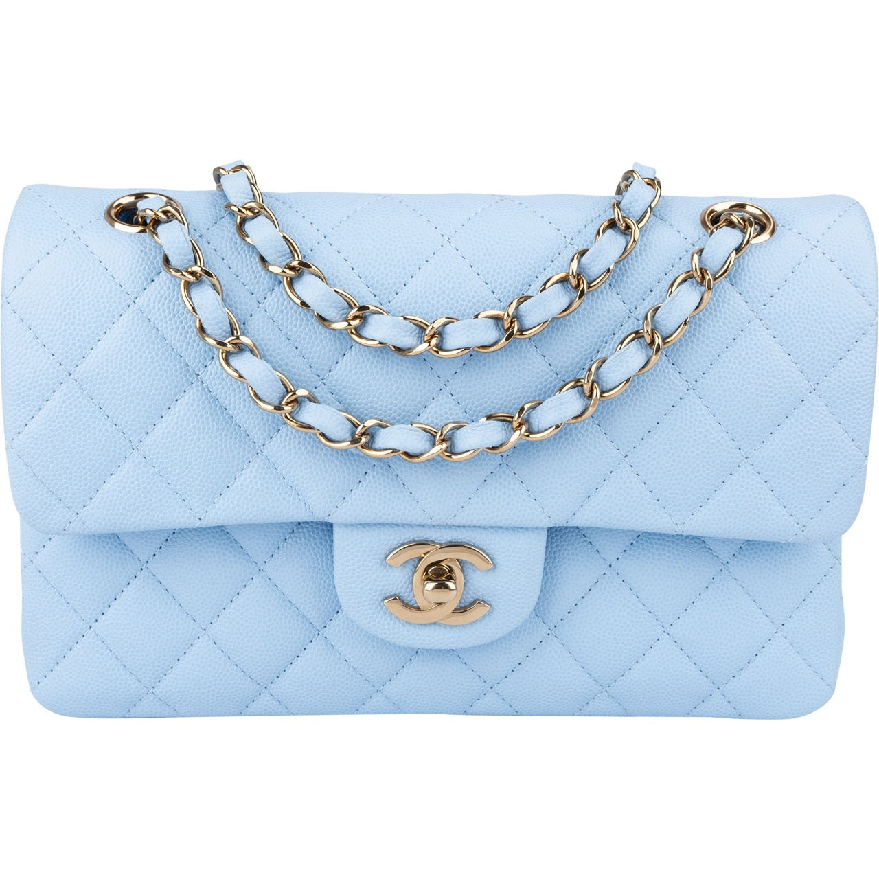 Chanel Quilted Double Flap Shoulder Bag