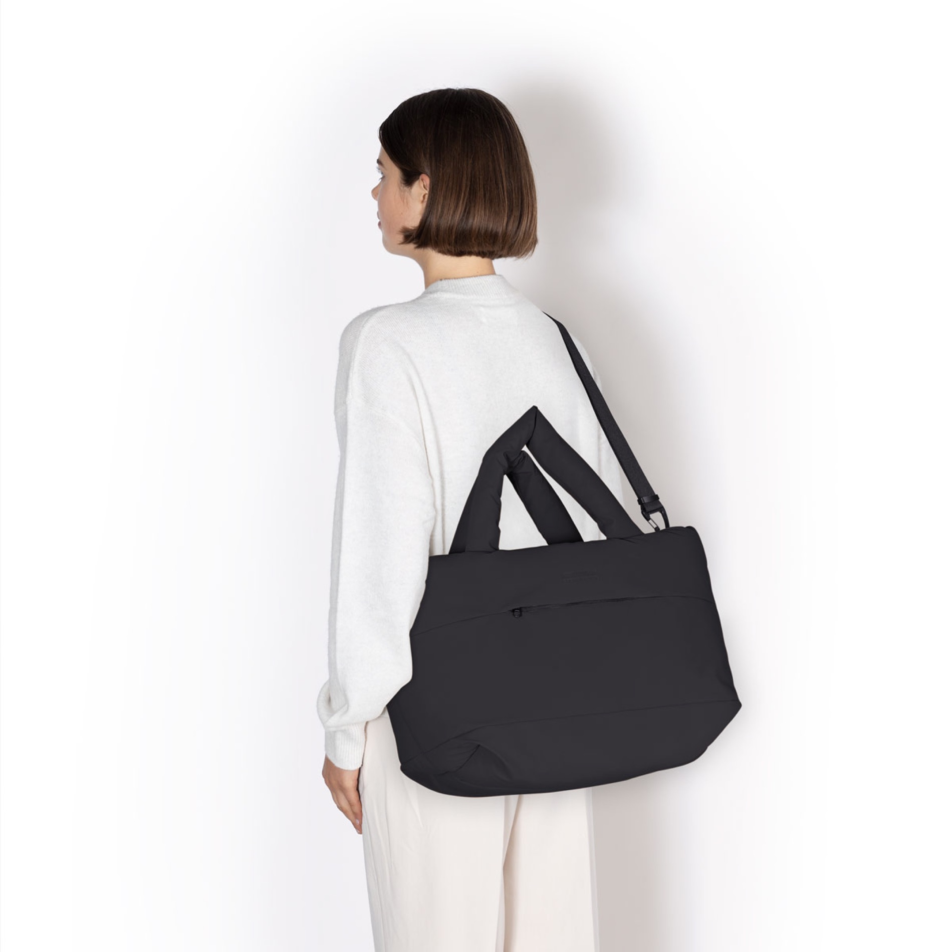 Olivia Puffy Bag Moss - Black