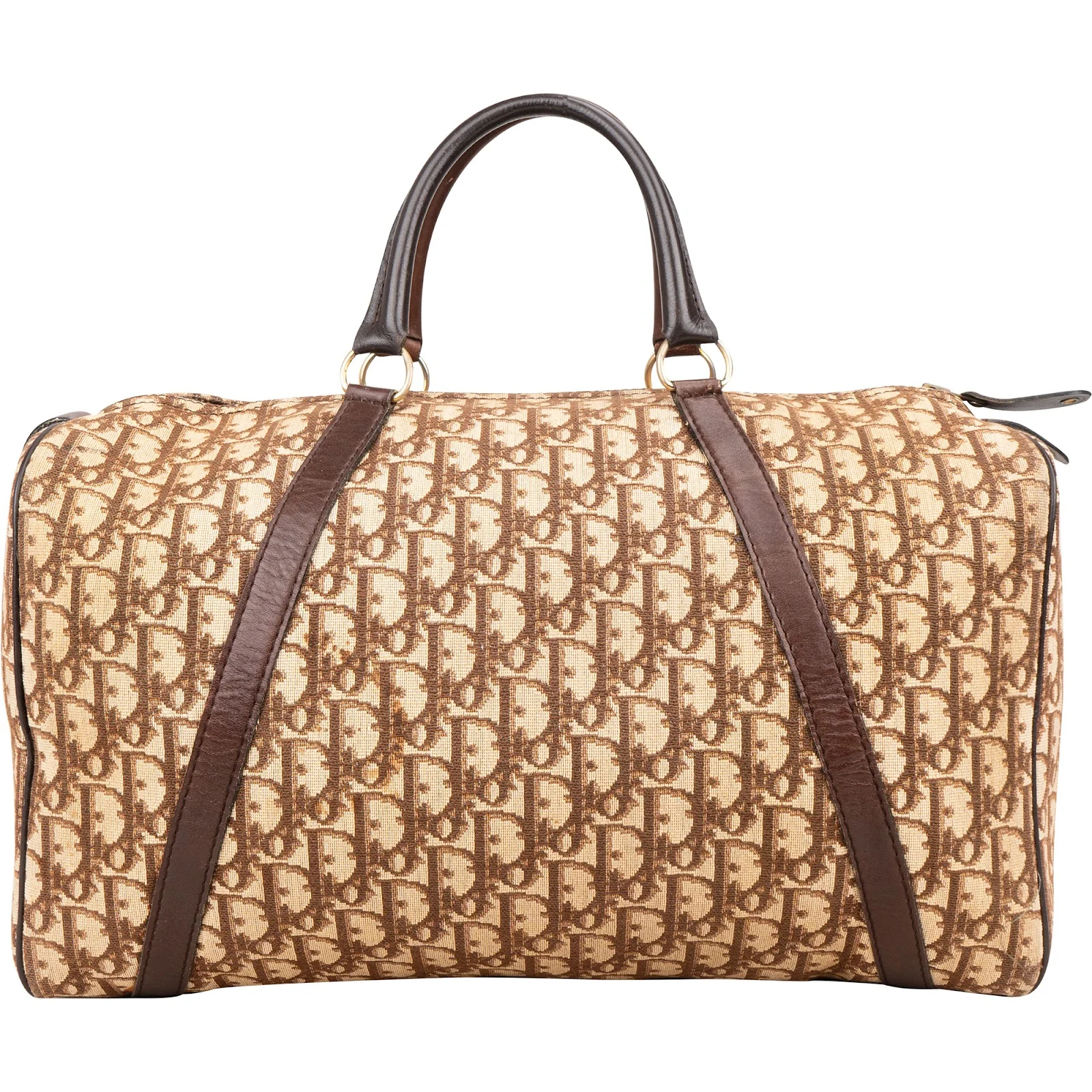 Christian Dior Trotter Monogram Boston Bag 40