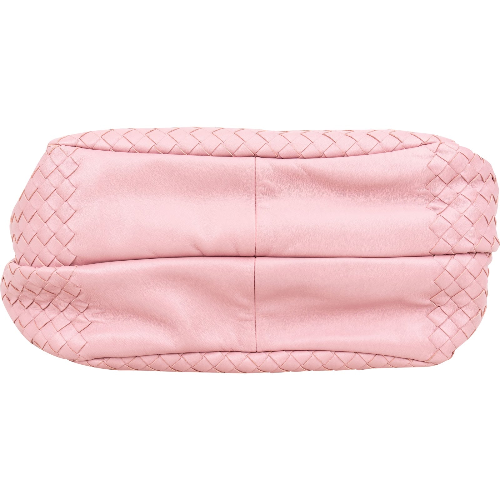 Sac à bandoulière hobo en cuir Intrecciato rose de Bottega Veneta