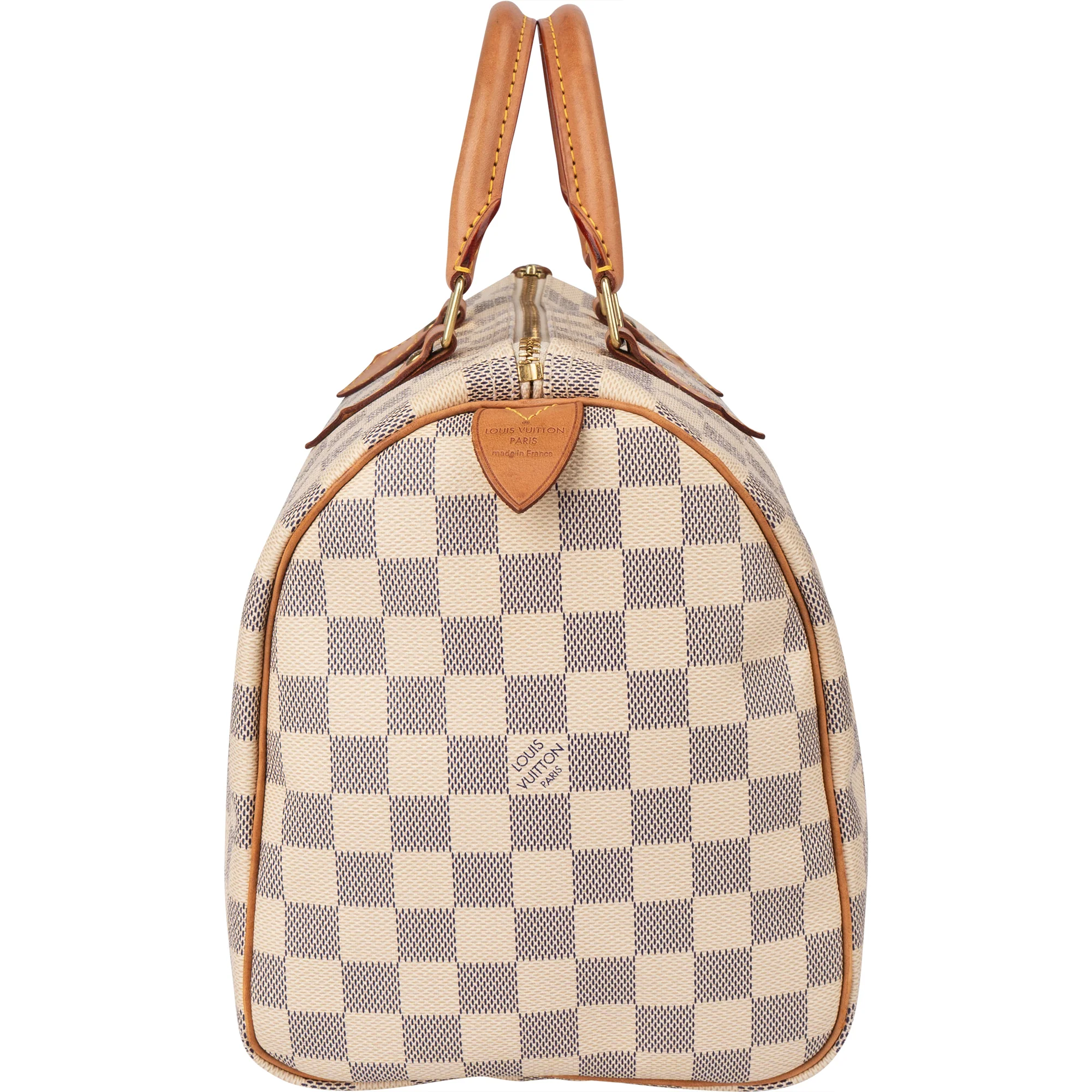 Louis Vuitton Damier Azur Monogram Speedy 30 Boston Bag