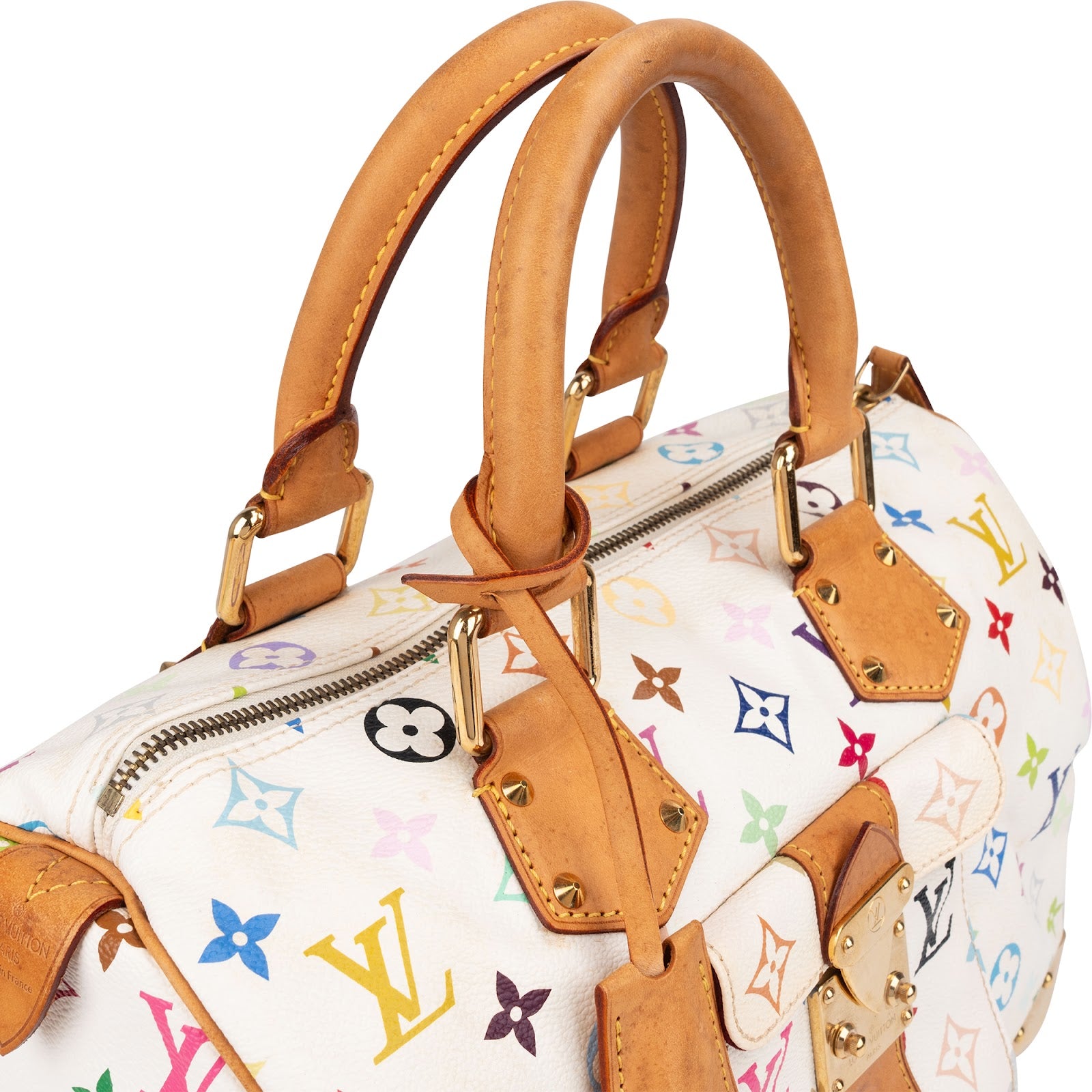 Louis Vuitton – Murakami Multicolor Speedy 30 Boston Handtasche
