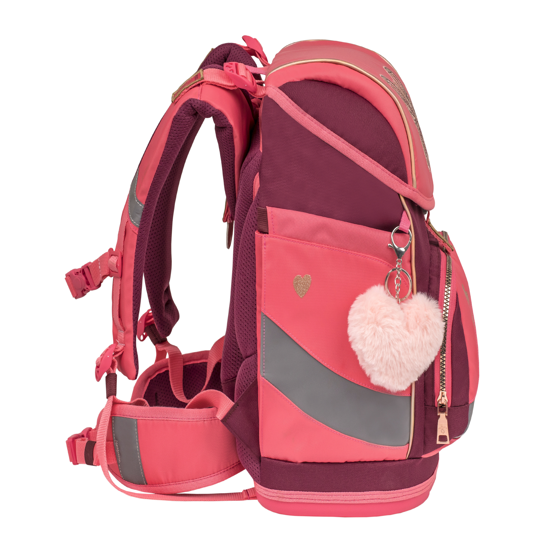 Smarty Plus Schulranzenset 5-teilig - Coral