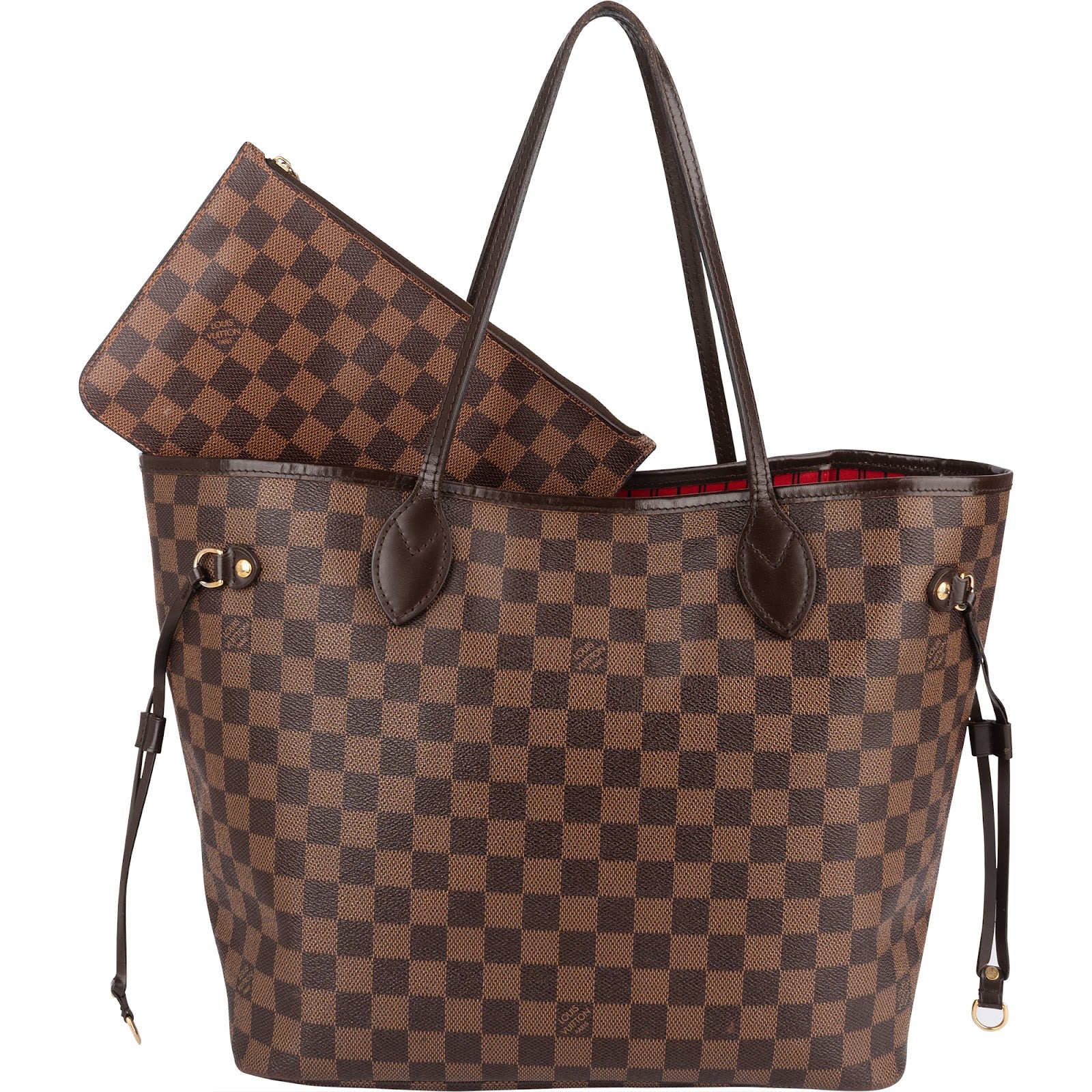Louis Vuitton Monogram Damier Ebene Neverfull MM Shopper