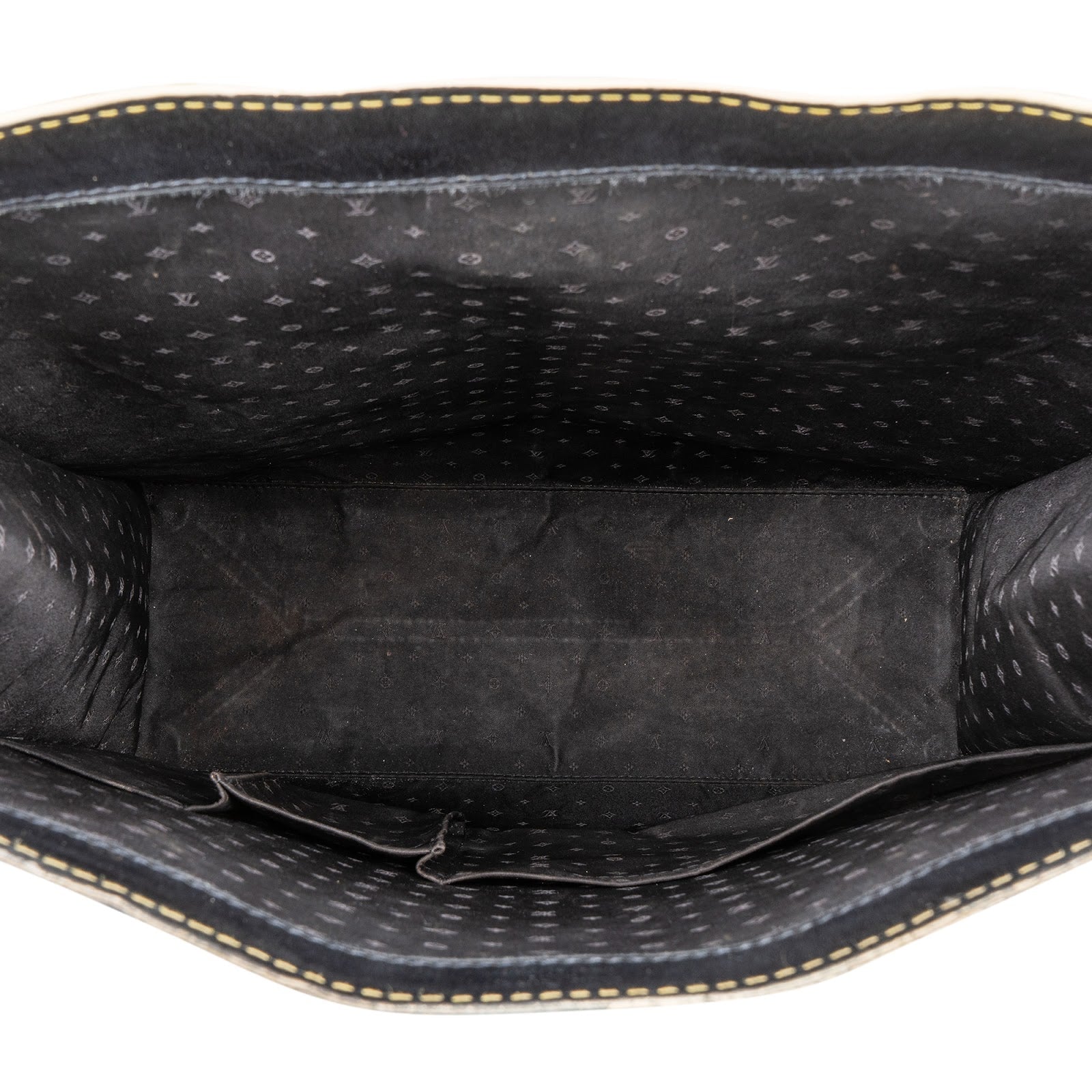Louis Vuitton Black Leather Suhali Handbag