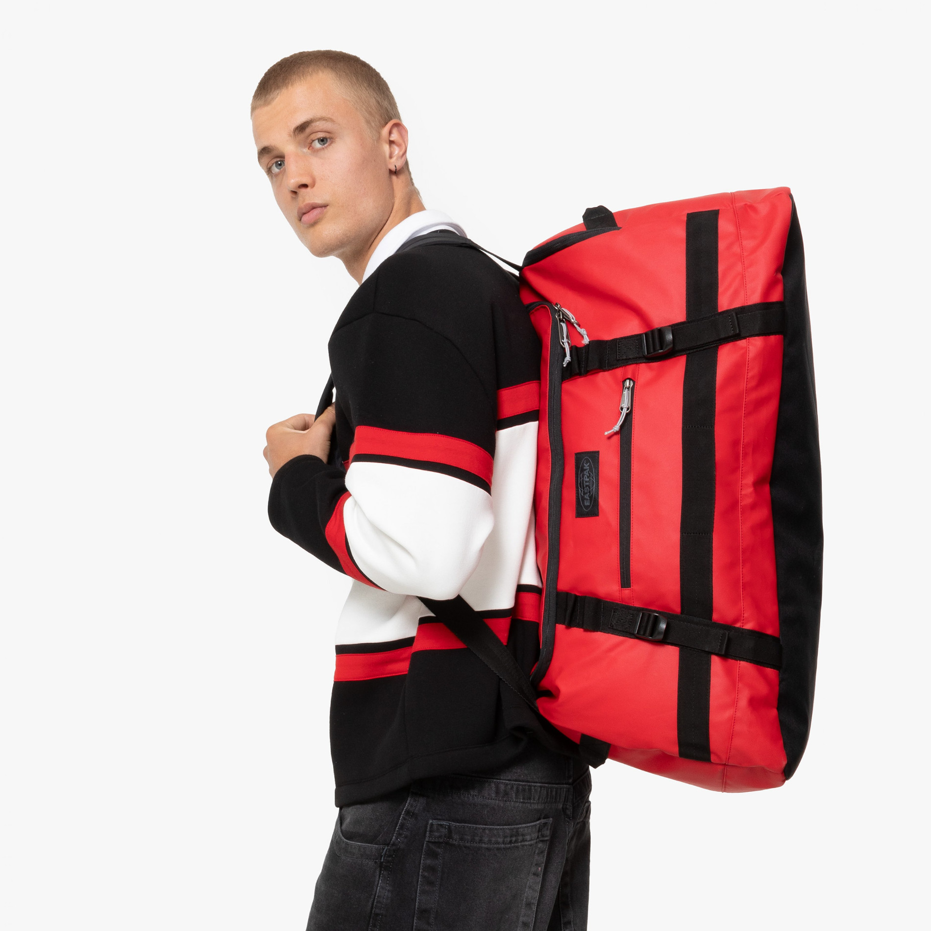 Reisetasche DUFFEL PACK M - TARP RED