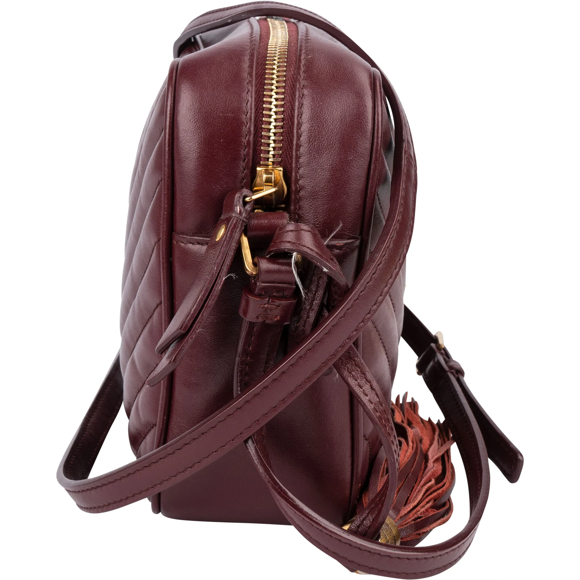 Saint Laurent Quilted Leather Lou Camera Crossbody Bag