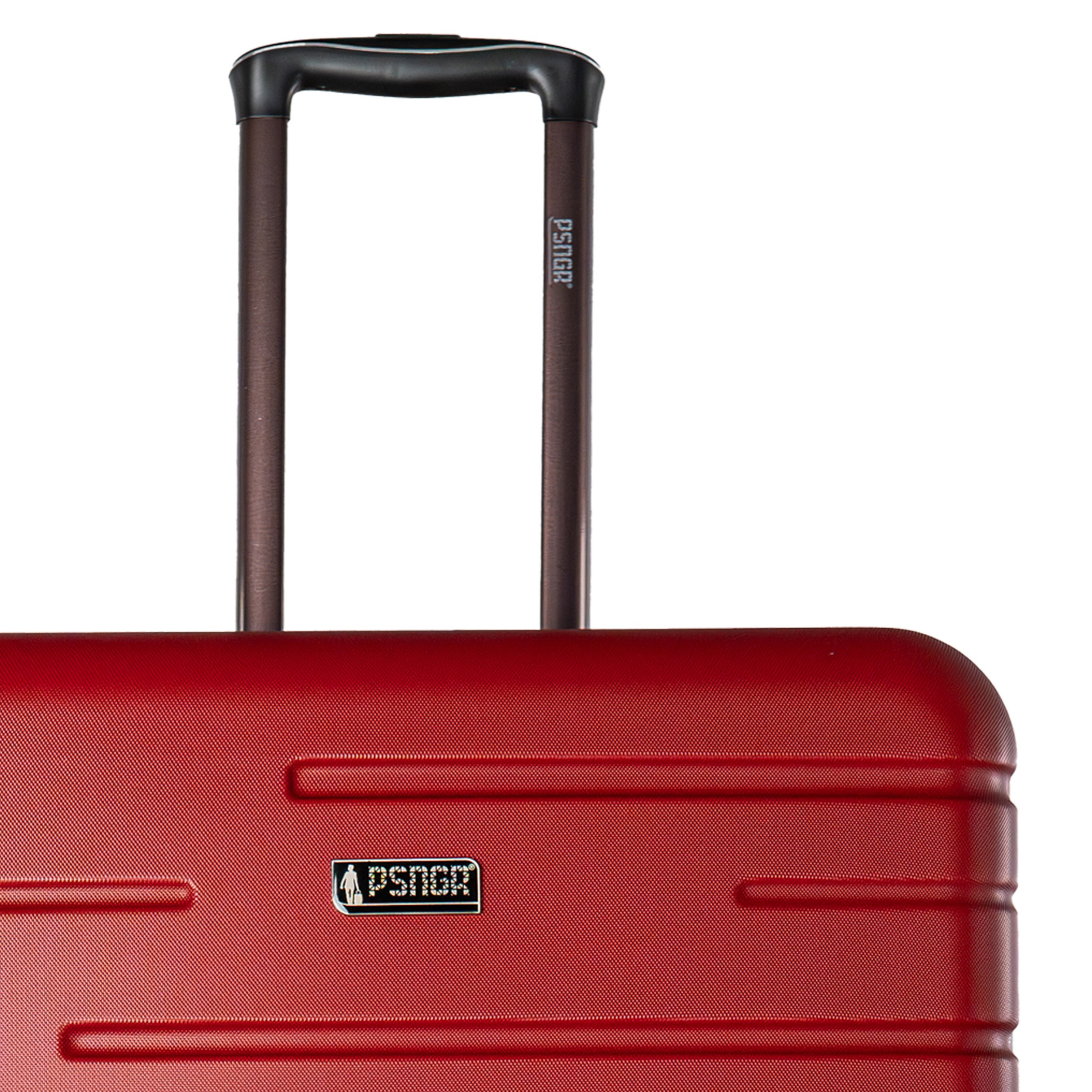 Stripes Kofferset 2-teilig (L,M) Erweiterbar - DK Red