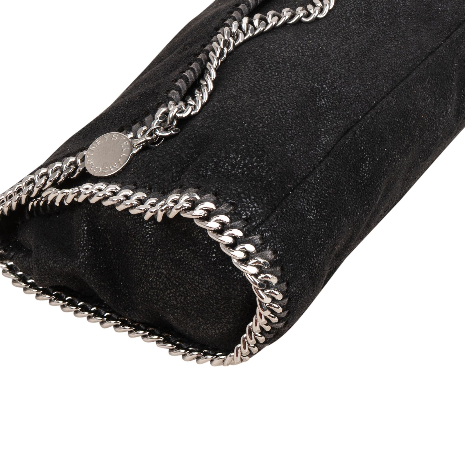 Stella McCartney Shaggy Falabella Fold Over Clutch