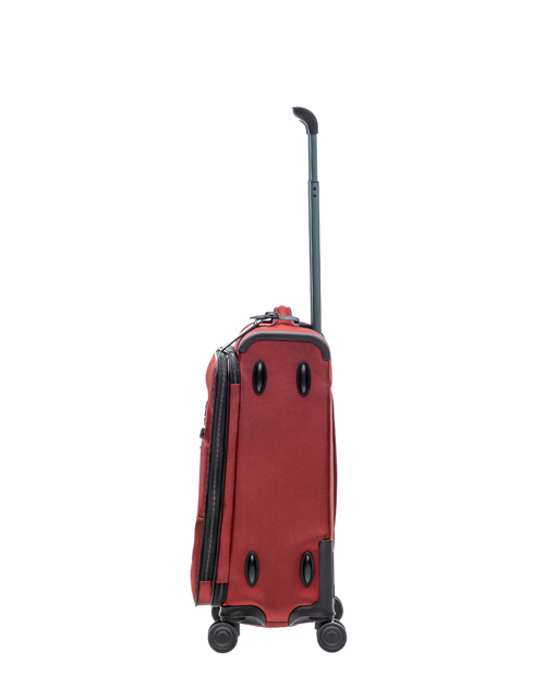 BAY soft-sided suitcase S with 4 wheels up to 57 cm 32 liters - Red